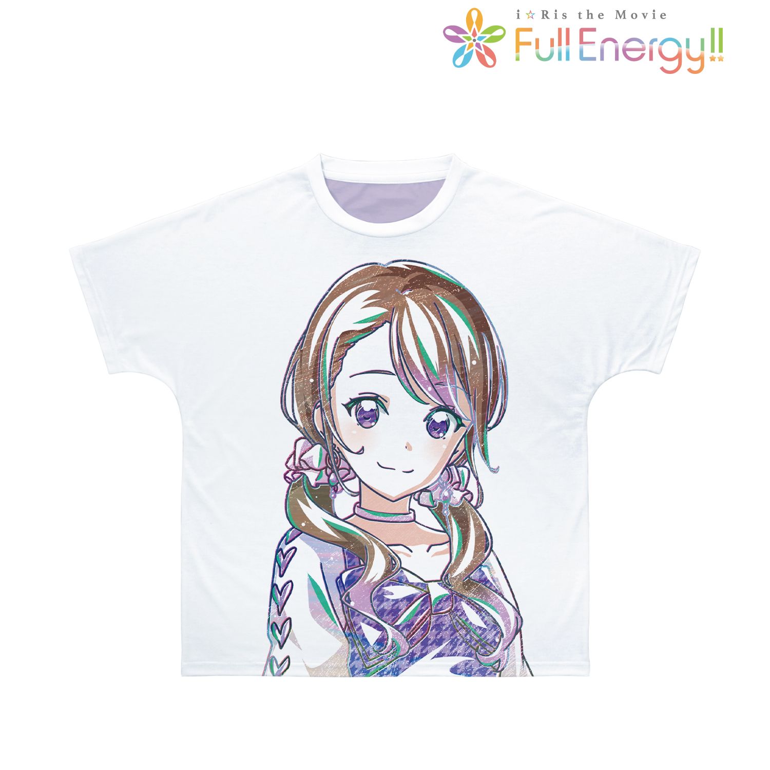 i☆Ris the Movie - Full Energy!! - 茜屋日海夏 Ani-Art フルグラフィックTシャツユニセックス(サイズ/M) Image 2 | AniSmile