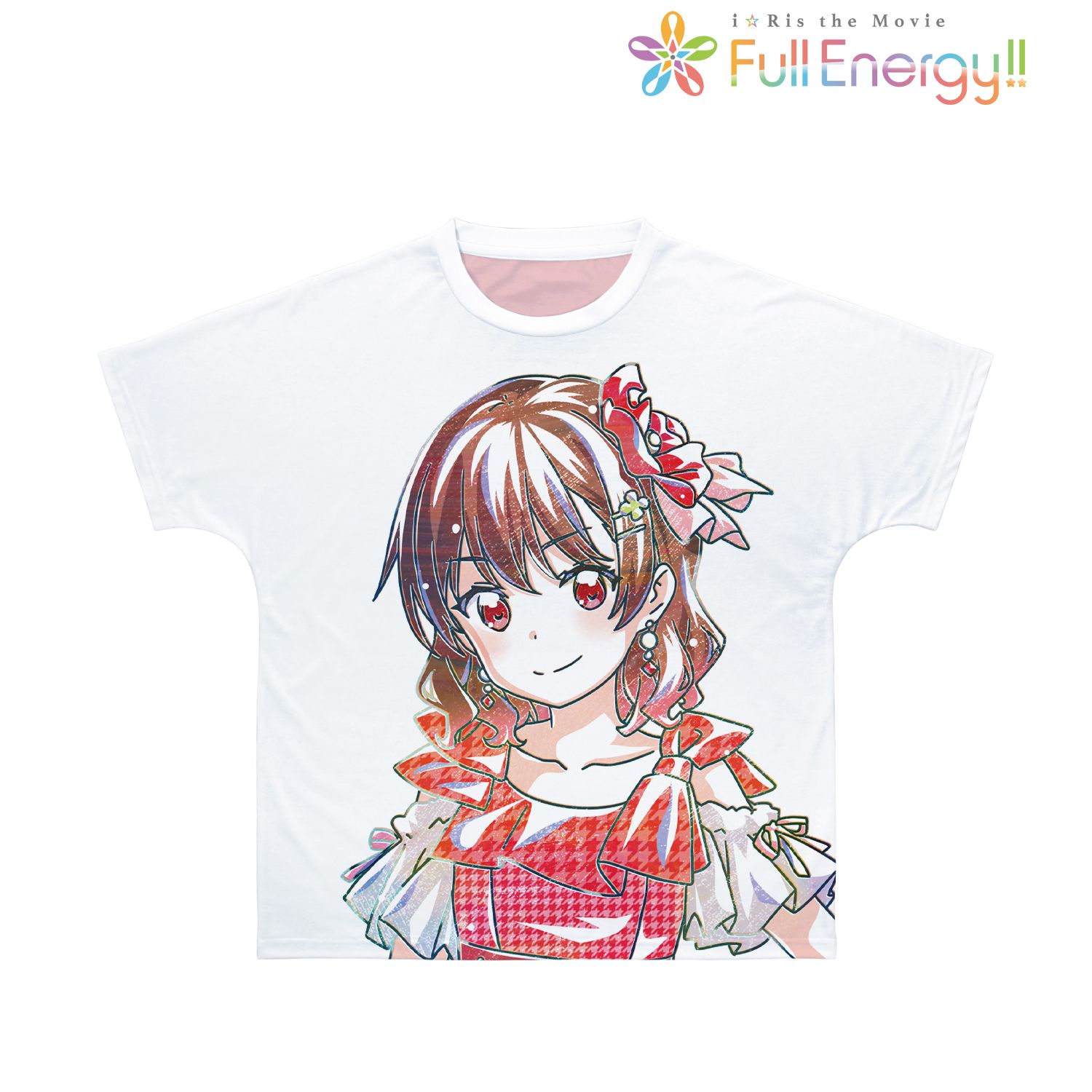 i☆Ris the Movie - Full Energy!! - 若井友希 Ani-Art フルグラフィックTシャツユニセックス(サイズ/XL) Image 3 | AniSmile