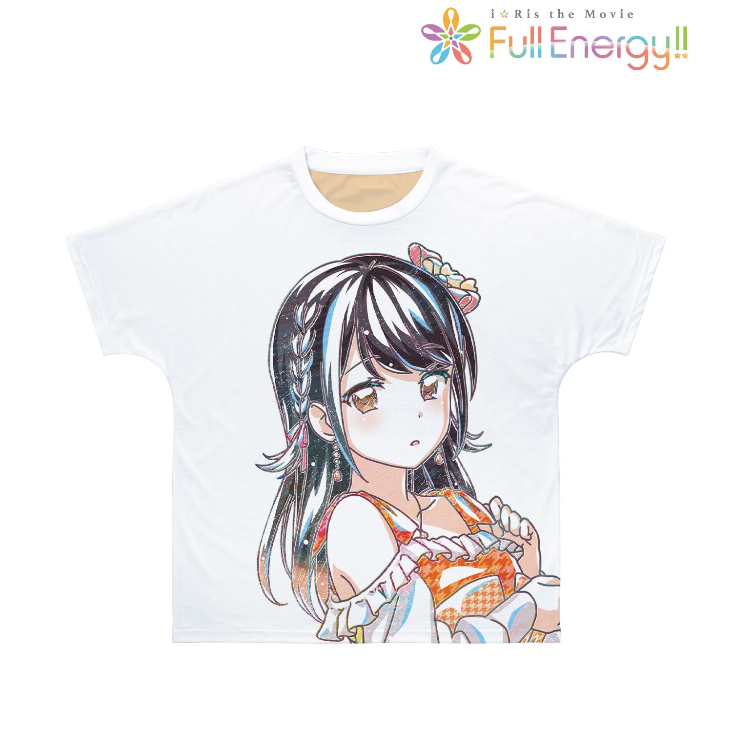 i☆Ris the Movie - Full Energy!! - 久保田未夢 Ani-Art フルグラフィックTシャツユニセックス(サイズ/M) Image 3 | AniSmile