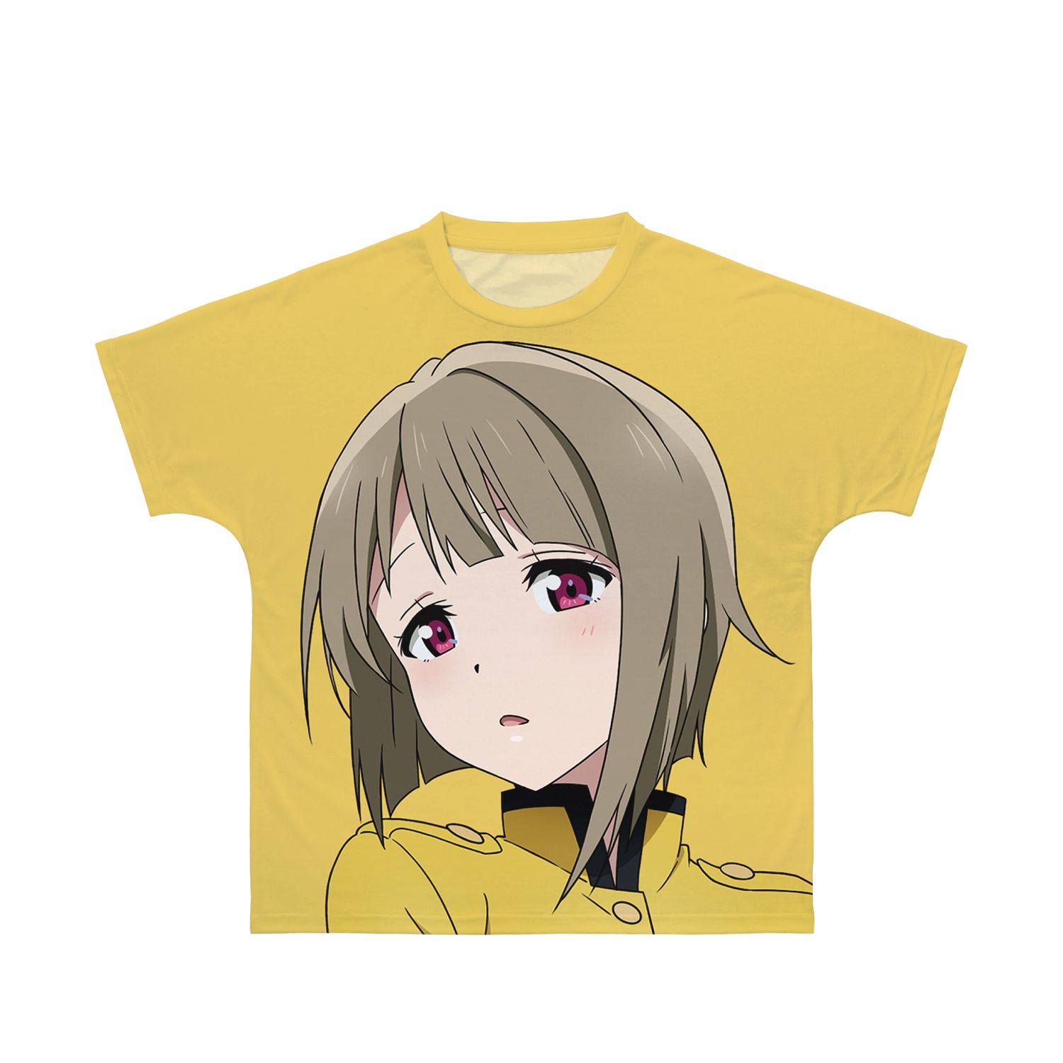 ラブライブ!虹ヶ咲学園スクールアイドル同好会 描き下ろし 中須かすみ 繚乱!ビクトリーロードver. フルグラフィックTシャツユニセックス(サイズ/XXL) - official product image | AniSmile
