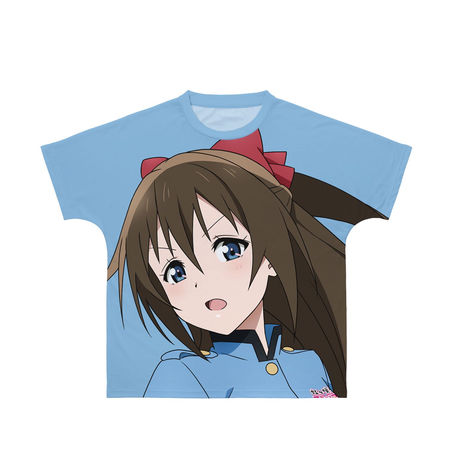 ラブライブ!虹ヶ咲学園スクールアイドル同好会 描き下ろし 桜坂しずく 繚乱!ビクトリーロードver. フルグラフィックTシャツユニセックス(サイズ/XXXL) - official product image | AniSmile