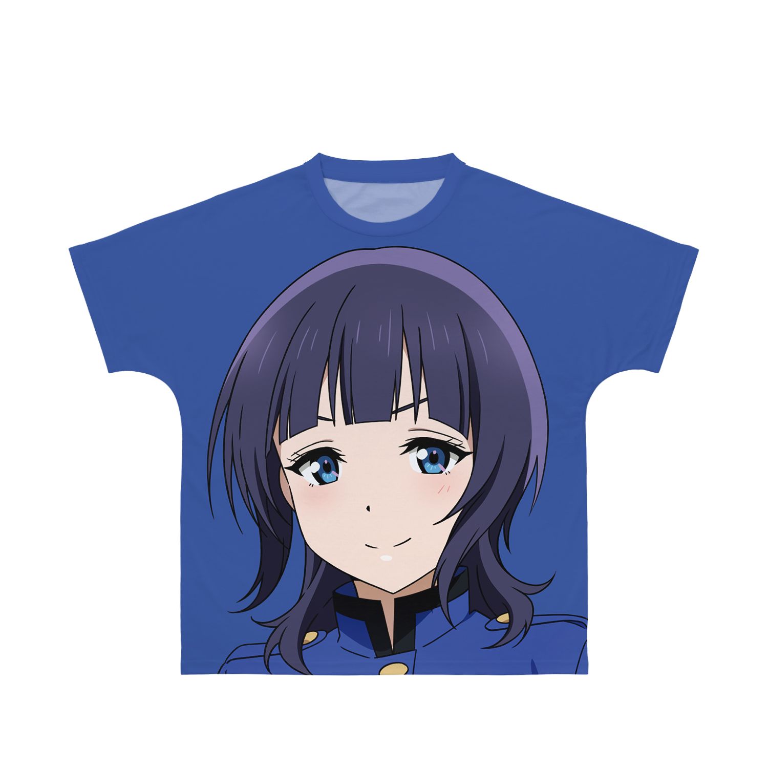 ラブライブ!虹ヶ咲学園スクールアイドル同好会 描き下ろし 朝香果林 繚乱!ビクトリーロードver. フルグラフィックTシャツユニセックス(サイズ/XXXL) - official product image | AniSmile