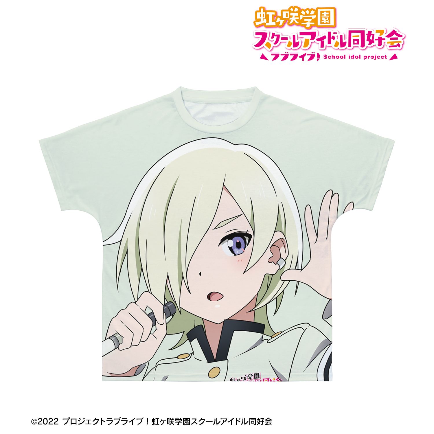 ラブライブ!虹ヶ咲学園スクールアイドル同好会 描き下ろし ミア・テイラー 繚乱!ビクトリーロードver. フルグラフィックTシャツユニセックス(サイズ/XS) Image 2 | AniSmile