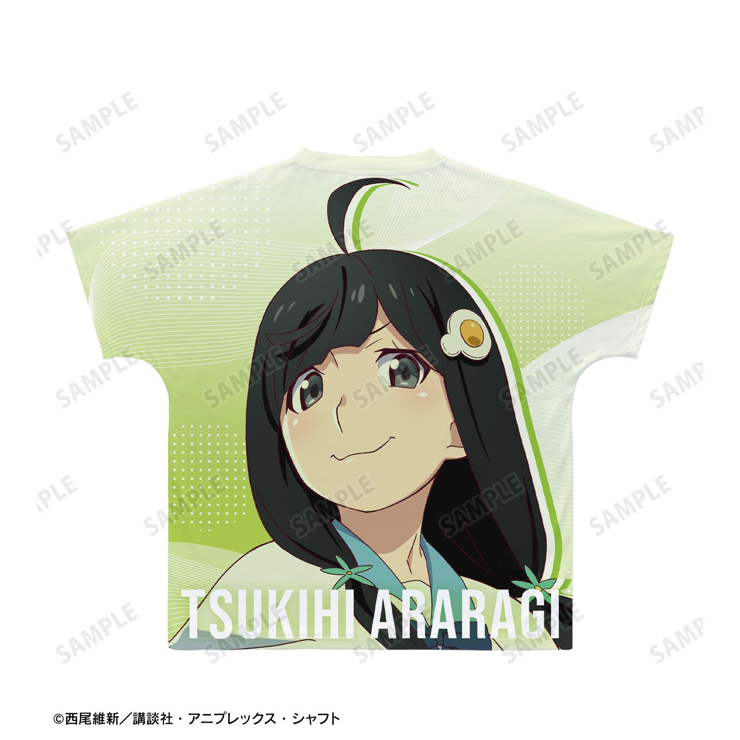 〈物語〉シリーズ オフ&モンスターシーズン 阿良々木月火 フルグラフィックTシャツユニセックス(サイズ/S) Image 3 | AniSmile