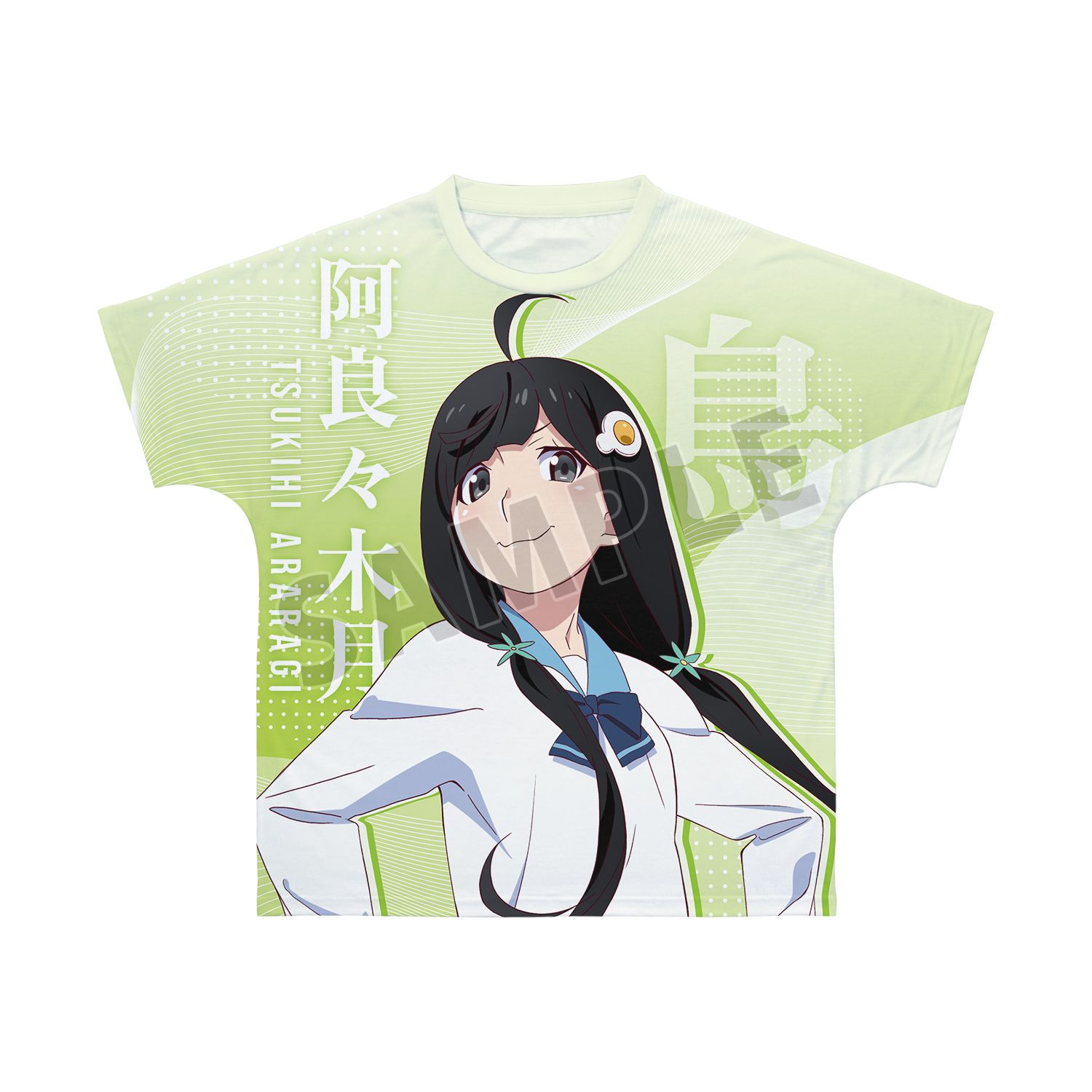 〈物語〉シリーズ オフ&モンスターシーズン 阿良々木月火 フルグラフィックTシャツユニセックス(サイズ/L) - AniSmile