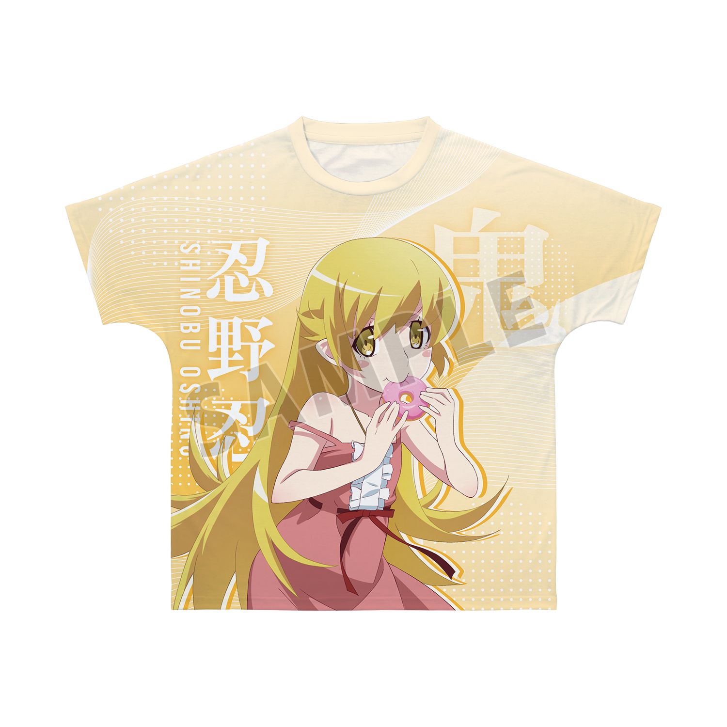 〈物語〉シリーズ オフ&モンスターシーズン 忍野忍 フルグラフィックTシャツユニセックス(サイズ/M) - AniSmile