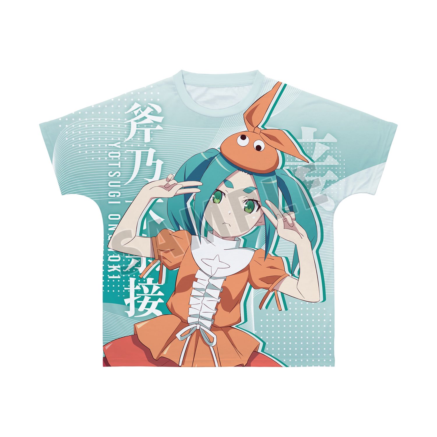 〈物語〉シリーズ オフ&モンスターシーズン 斧乃木余接 フルグラフィックTシャツユニセックス(サイズ/L) - AniSmile