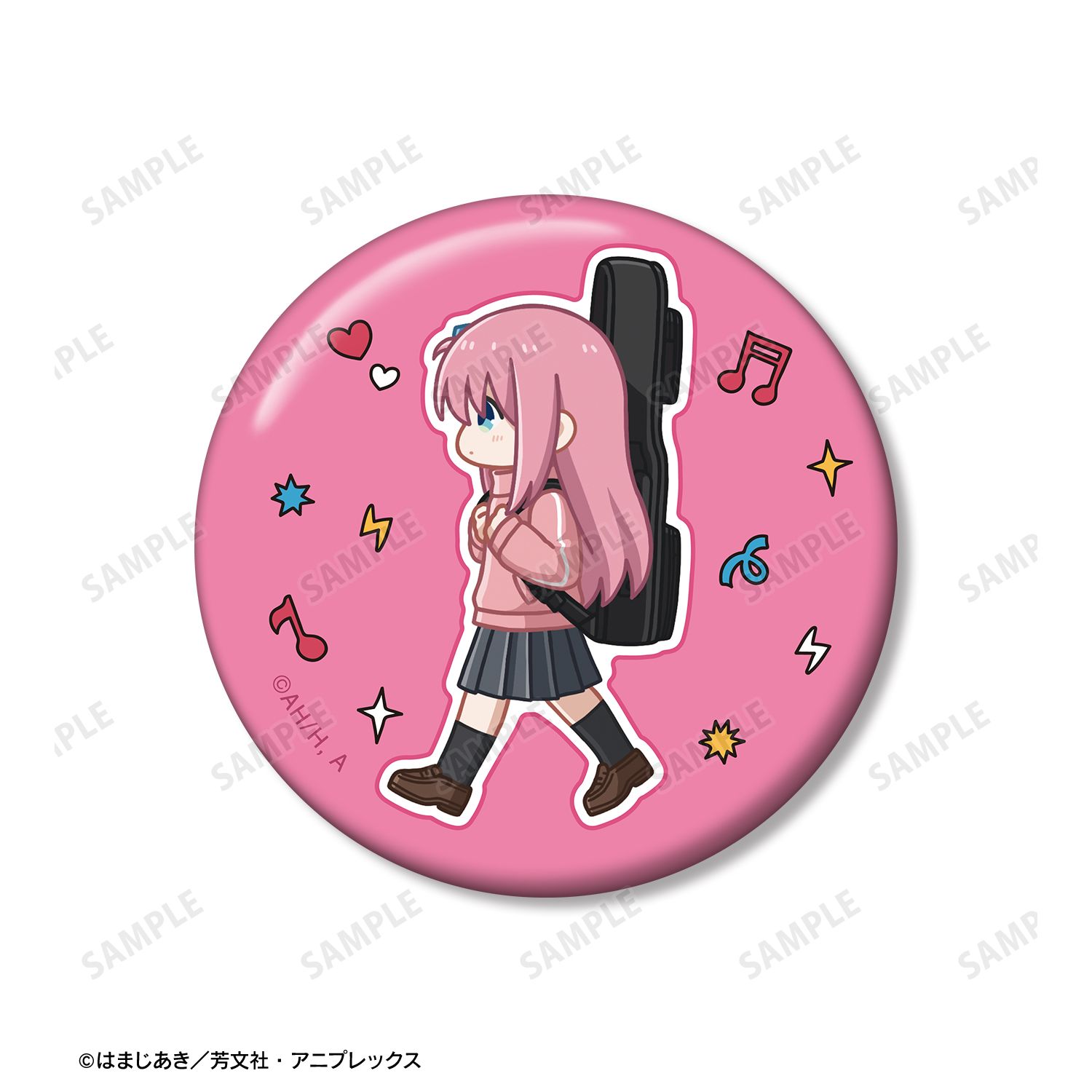 アニメ「ぼっち・ざ・ろっく!」 ちびとこ 缶バッジ4個セット Image 3 | AniSmile
