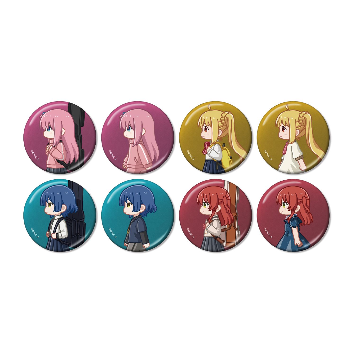 アニメ「ぼっち・ざ・ろっく!」 トレーディング ちびとこ メタリック缶バッジ(単位/単品) - AniSmile