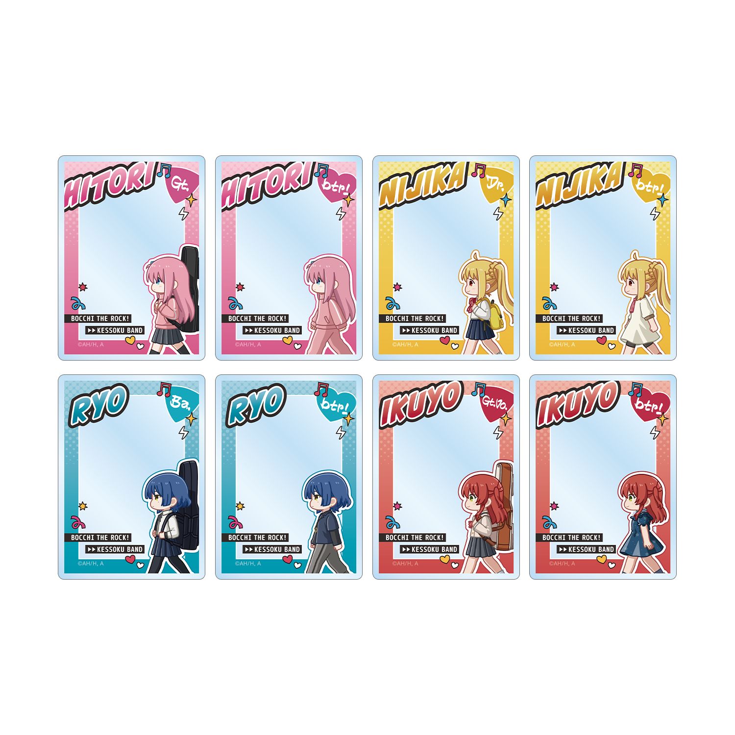 アニメ「ぼっち・ざ・ろっく!」 トレーディング ちびとこ アクリルカード(単位/単品) - AniSmile
