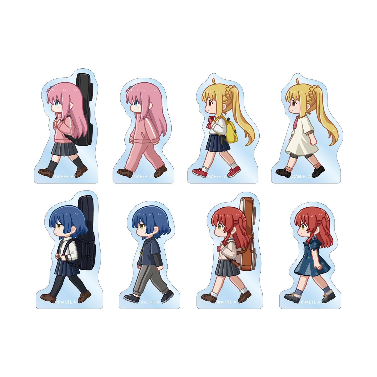 アニメ「ぼっち・ざ・ろっく!」 トレーディング ちびとこ アクリルマスコット(単位/単品) - AniSmile