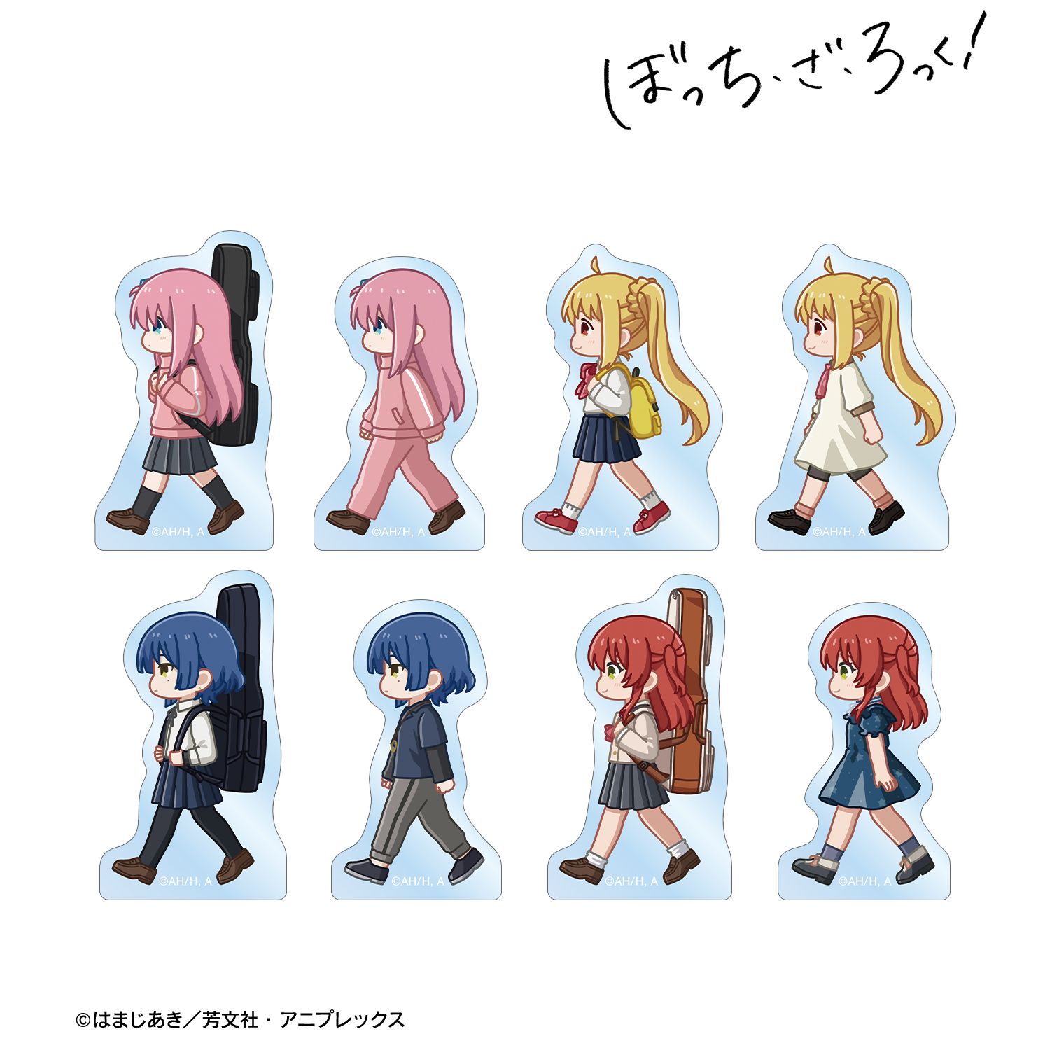 アニメ「ぼっち・ざ・ろっく!」 トレーディング ちびとこ アクリルマスコット(単位/単品) Image 2 | AniSmile