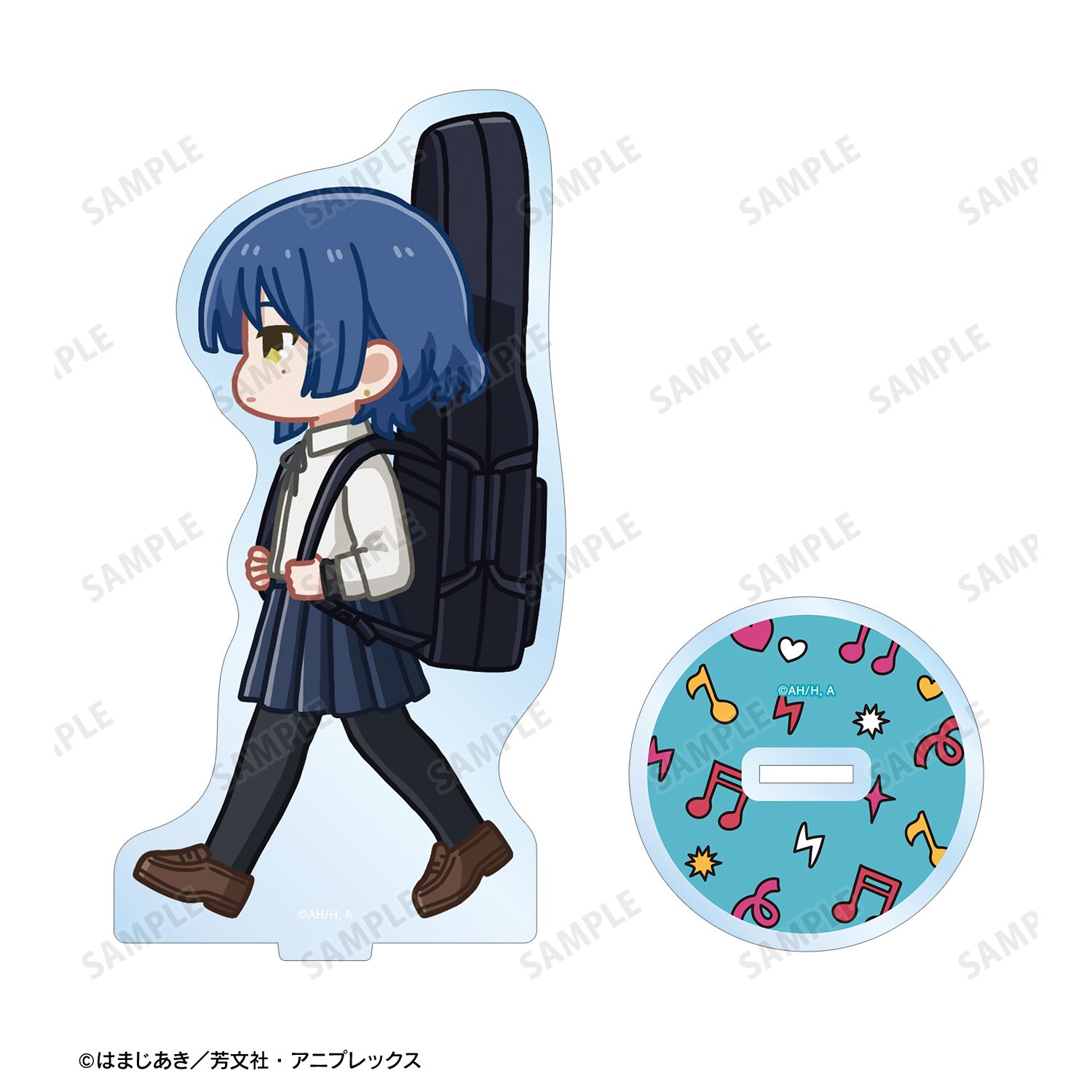アニメ「ぼっち・ざ・ろっく!」 山田リョウ ちびとこ BIGアクリルスタンド ver.A Image 3 | AniSmile