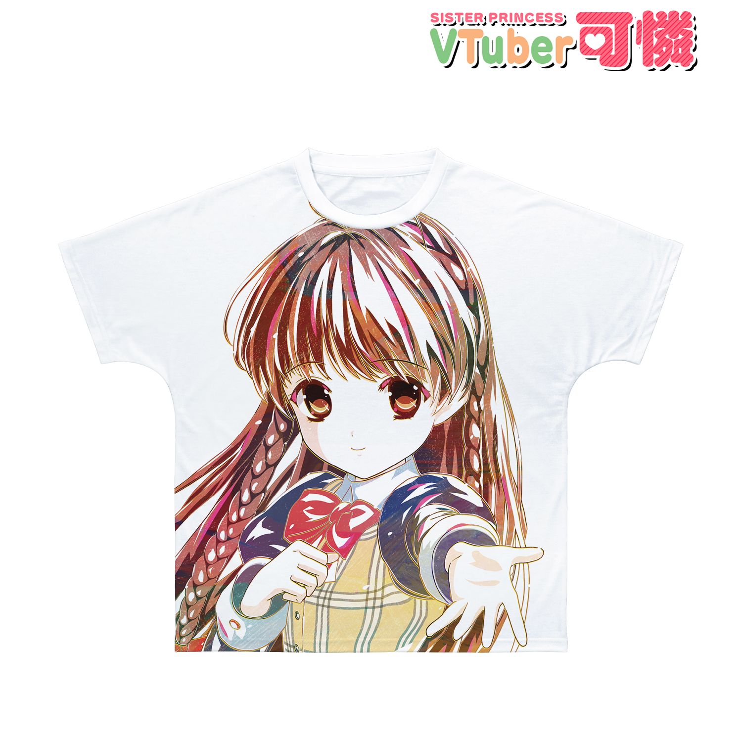 VTuber可憐 可憐 Ani-Art フルグラフィックTシャツユニセックス(サイズ/M) 图片 3 | AniSmile