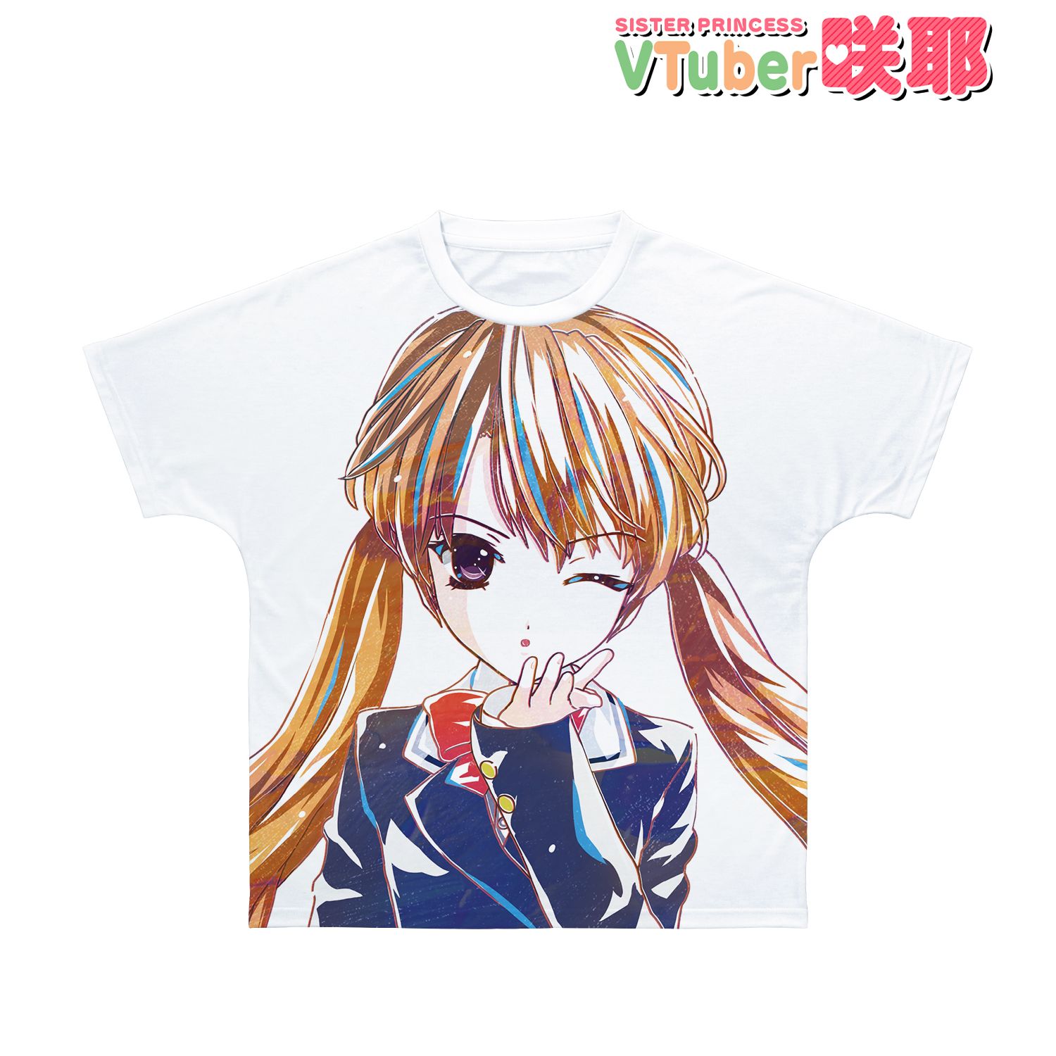 VTuber咲耶 咲耶 Ani-Art フルグラフィックTシャツユニセックス(サイズ/S) 图片 2 | AniSmile