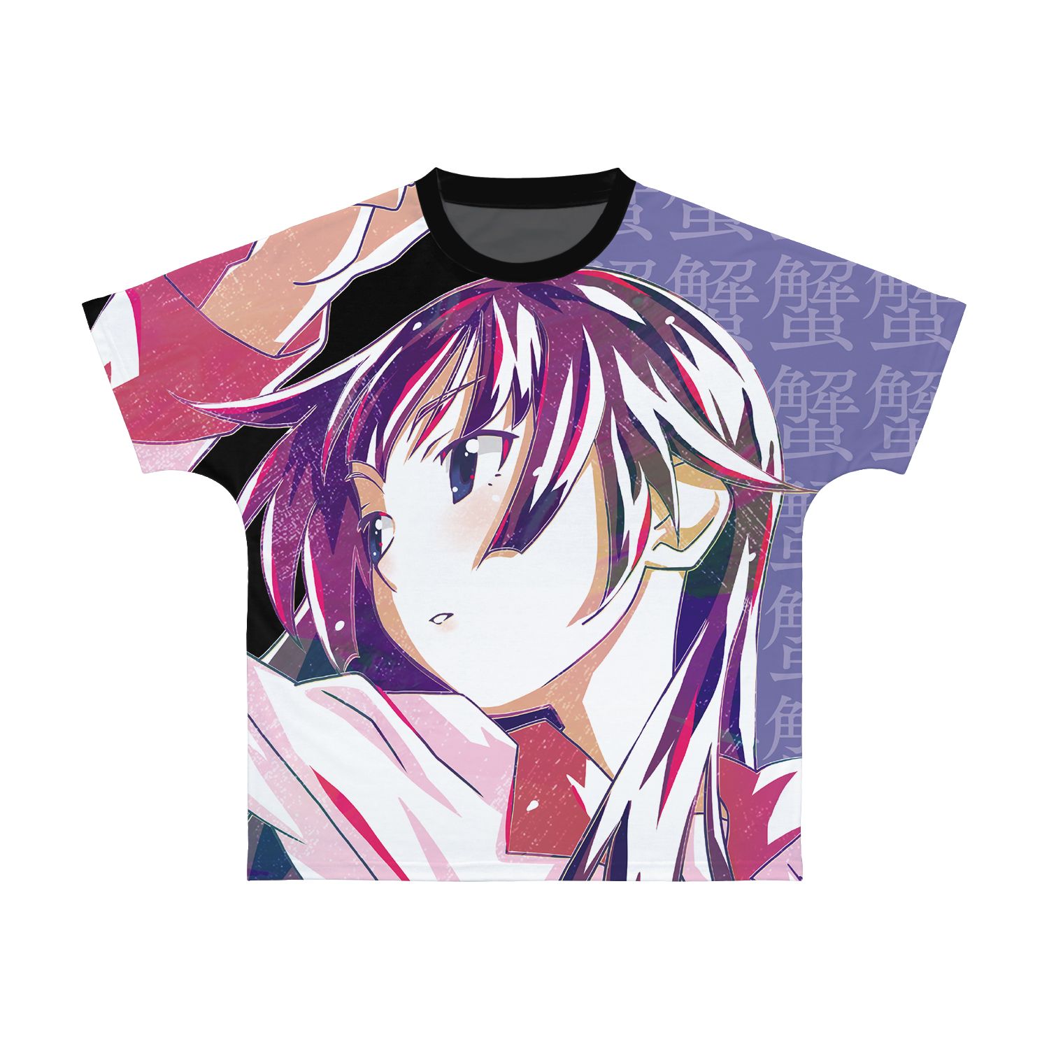 続・終物語 戦場ヶ原ひたぎ Ani-Art フルグラフィックTシャツユニセックス(サイズ/S) - official product image | AniSmile