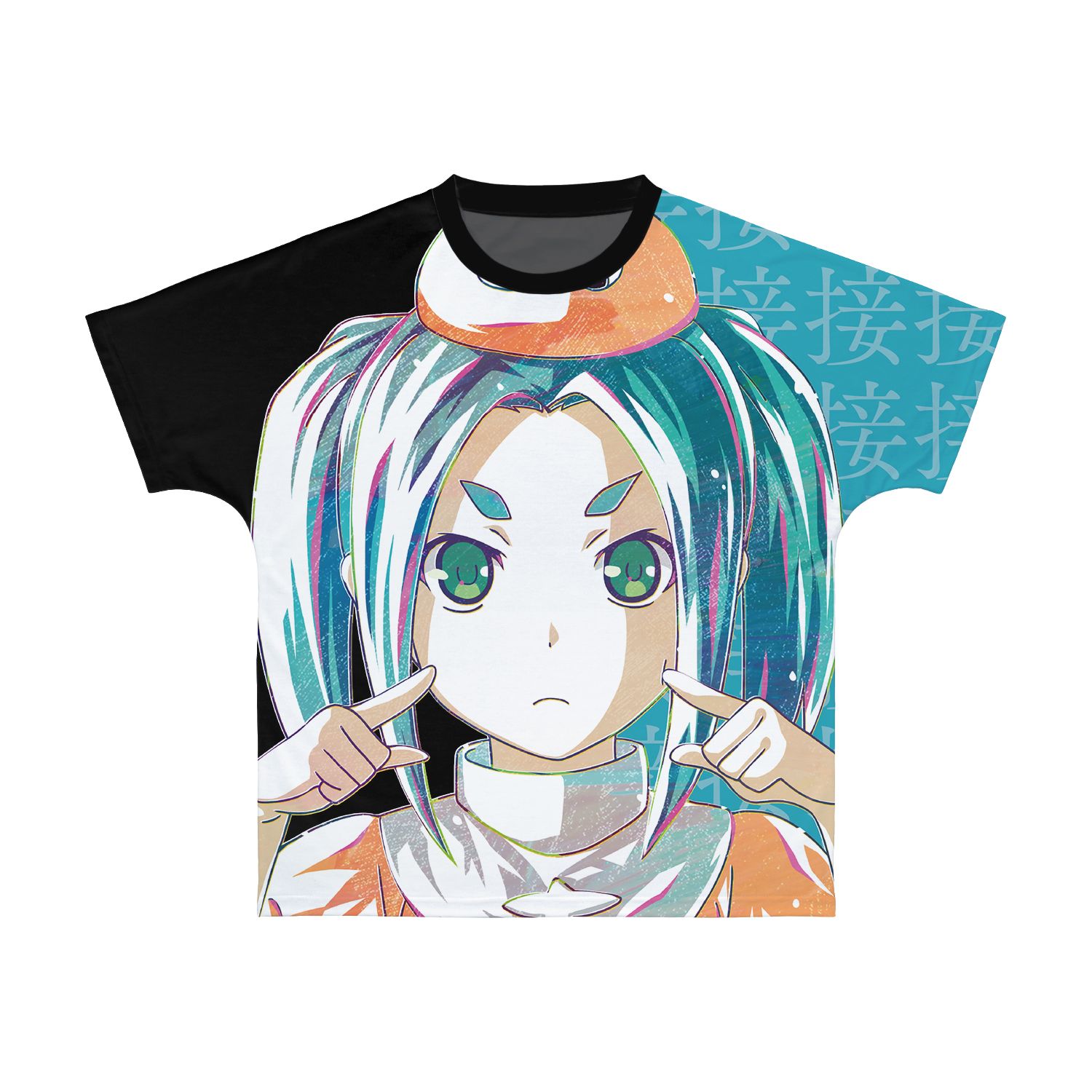 続・終物語 斧乃木余接 Ani-Art フルグラフィックTシャツユニセックス(サイズ/XL) - AniSmile