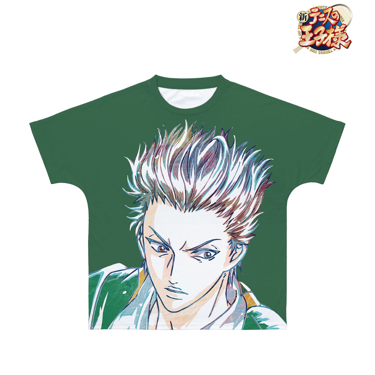新テニスの王子様 亜久津 仁 Ani-Art フルグラフィックTシャツユニセックス(サイズ/S) 图片 2 | AniSmile