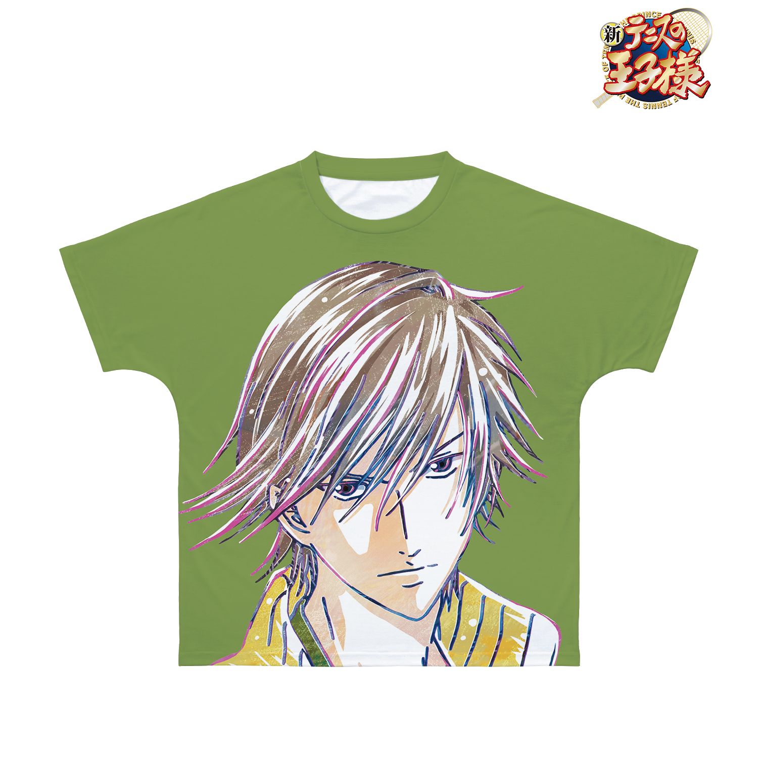 新テニスの王子様 白石蔵ノ介 Ani-Art フルグラフィックTシャツユニセックス(サイズ/L) 图片 3 | AniSmile