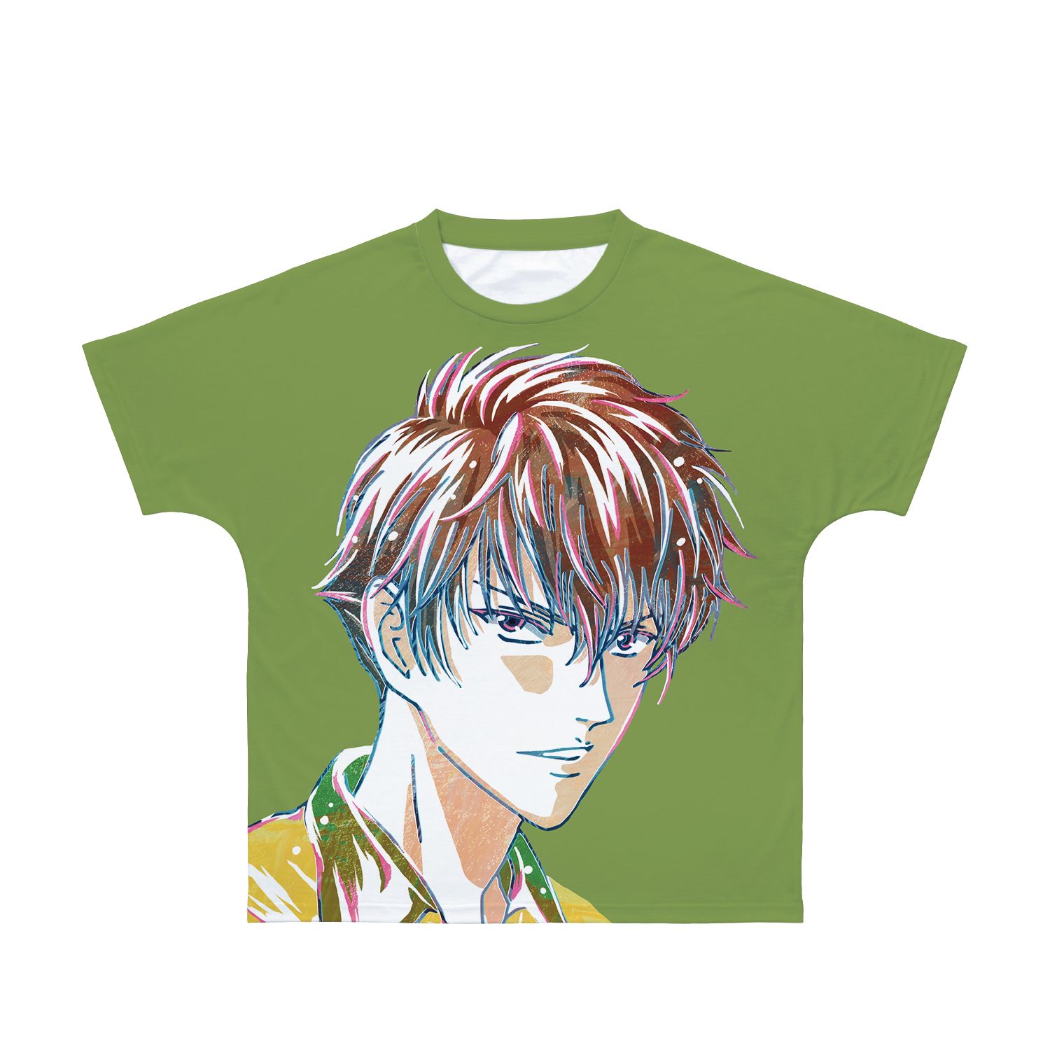 新テニスの王子様 忍足謙也 Ani-Art フルグラフィックTシャツユニセックス(サイズ/XL) 图片 2 | AniSmile