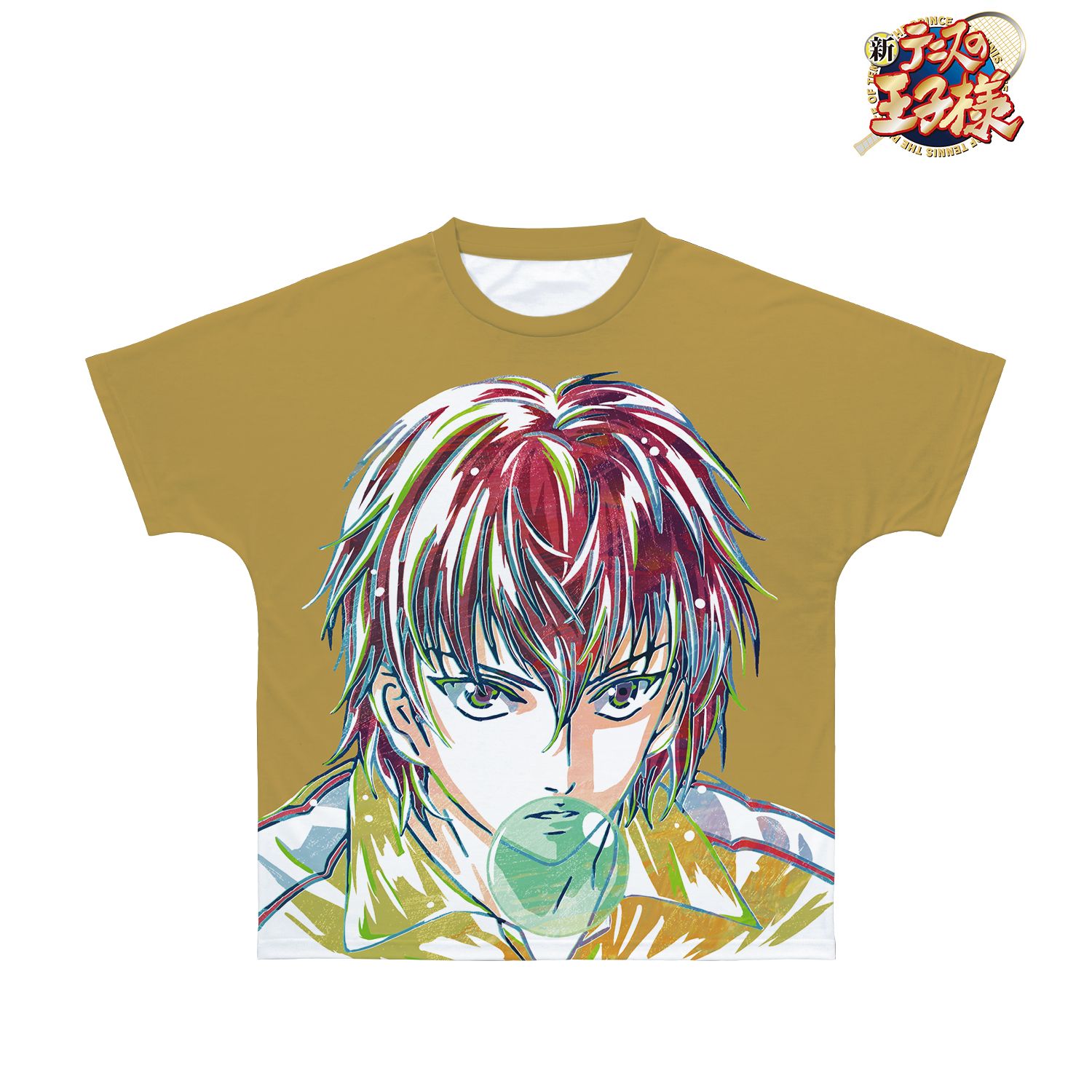 新テニスの王子様 丸井ブン太 Ani-Art フルグラフィックTシャツユニセックス(サイズ/L) 图片 3 | AniSmile