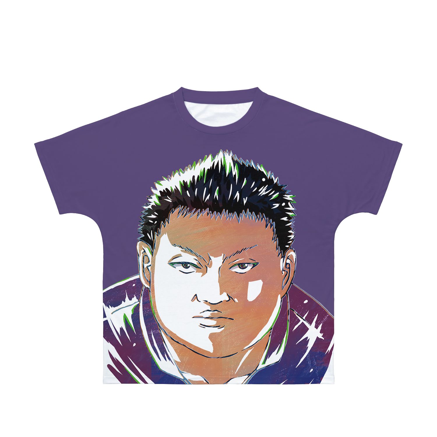 新テニスの王子様 田仁志 慧 Ani-Art フルグラフィックTシャツユニセックス(サイズ/L) - AniSmile