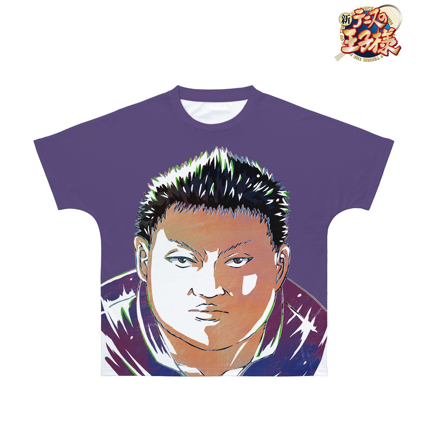 新テニスの王子様 田仁志 慧 Ani-Art フルグラフィックTシャツユニセックス(サイズ/XL) 图片 3 | AniSmile