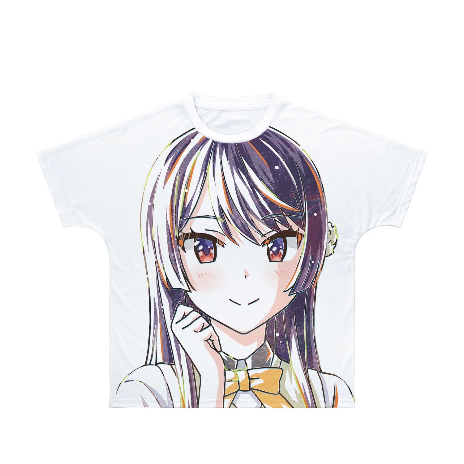幼なじみが絶対に負けないラブコメ 可知白草 Ani-Art フルグラフィックTシャツユニセックス(サイズ/S) - AniSmile