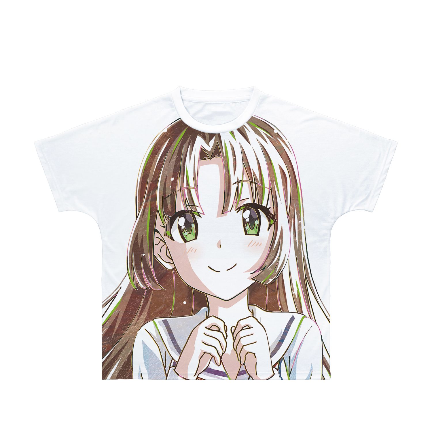 幼なじみが絶対に負けないラブコメ 桃坂真理愛 Ani-Art フルグラフィックTシャツユニセックス(サイズ/M) - official product image | AniSmile