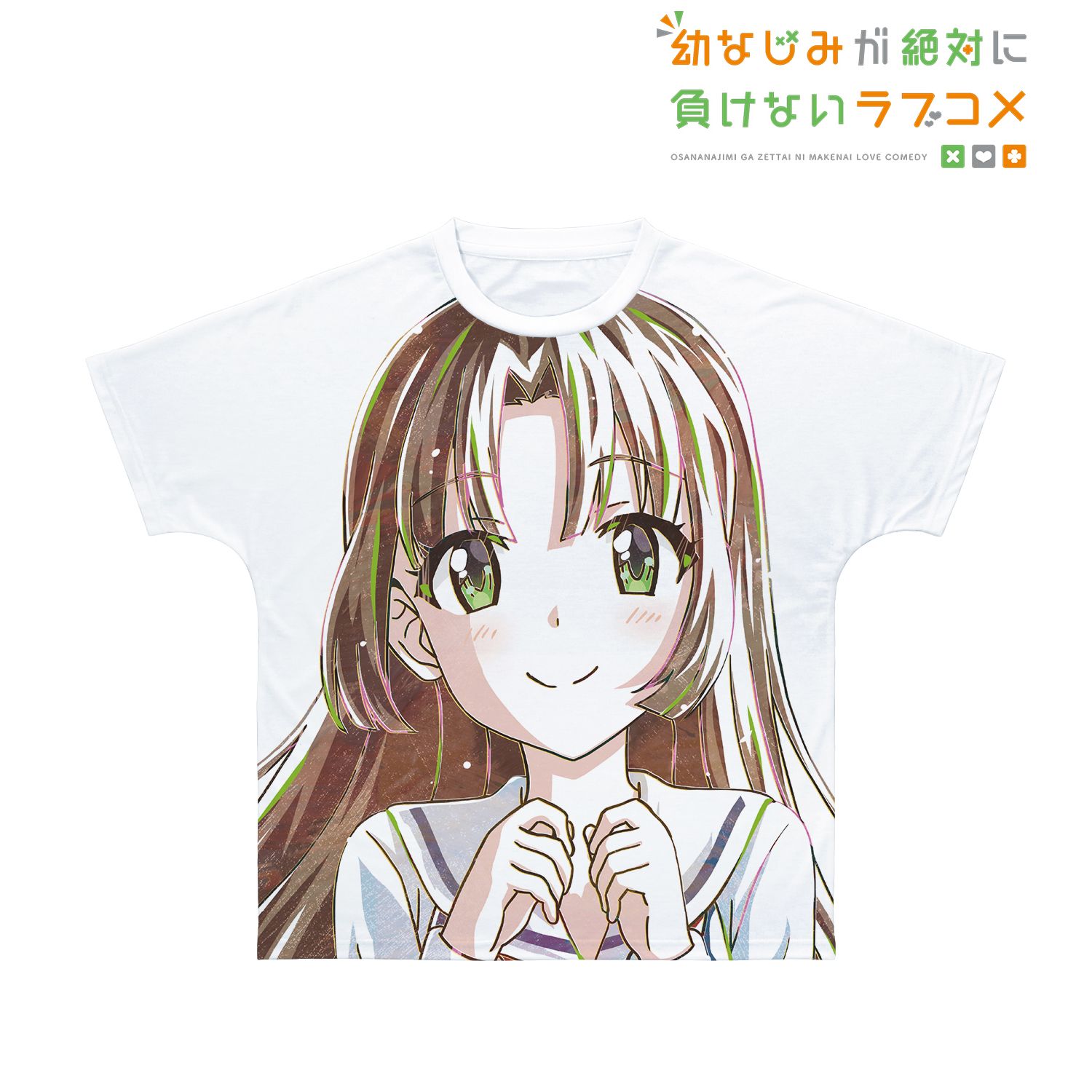 幼なじみが絶対に負けないラブコメ 桃坂真理愛 Ani-Art フルグラフィックTシャツユニセックス(サイズ/L) Image 3 | AniSmile