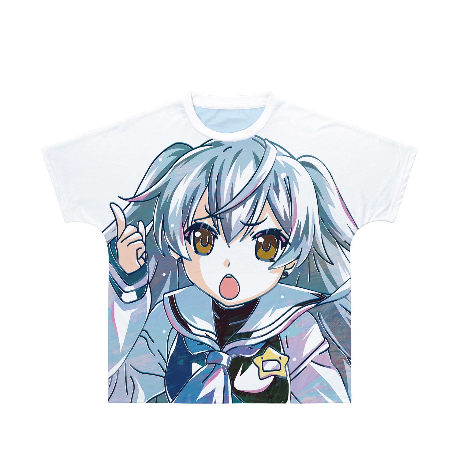 TVアニメ『グリザイア:ファントムトリガー』 獅子ヶ谷桐花 Ani-Art フルグラフィックTシャツユニセックス(サイズ/M) Image 3 | AniSmile