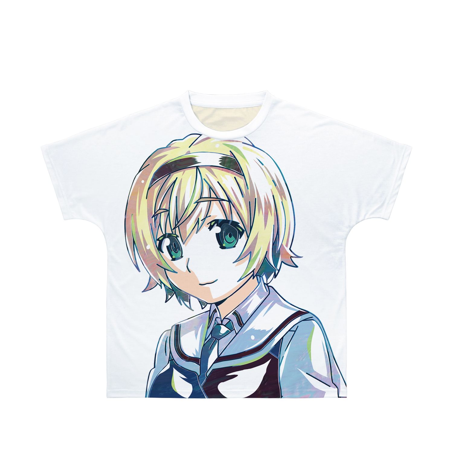 TVアニメ『グリザイア:ファントムトリガー』 鯨瀬・クリスティナ・桜子 Ani-Art フルグラフィックTシャツユニセックス(サイズ/S) - AniSmile