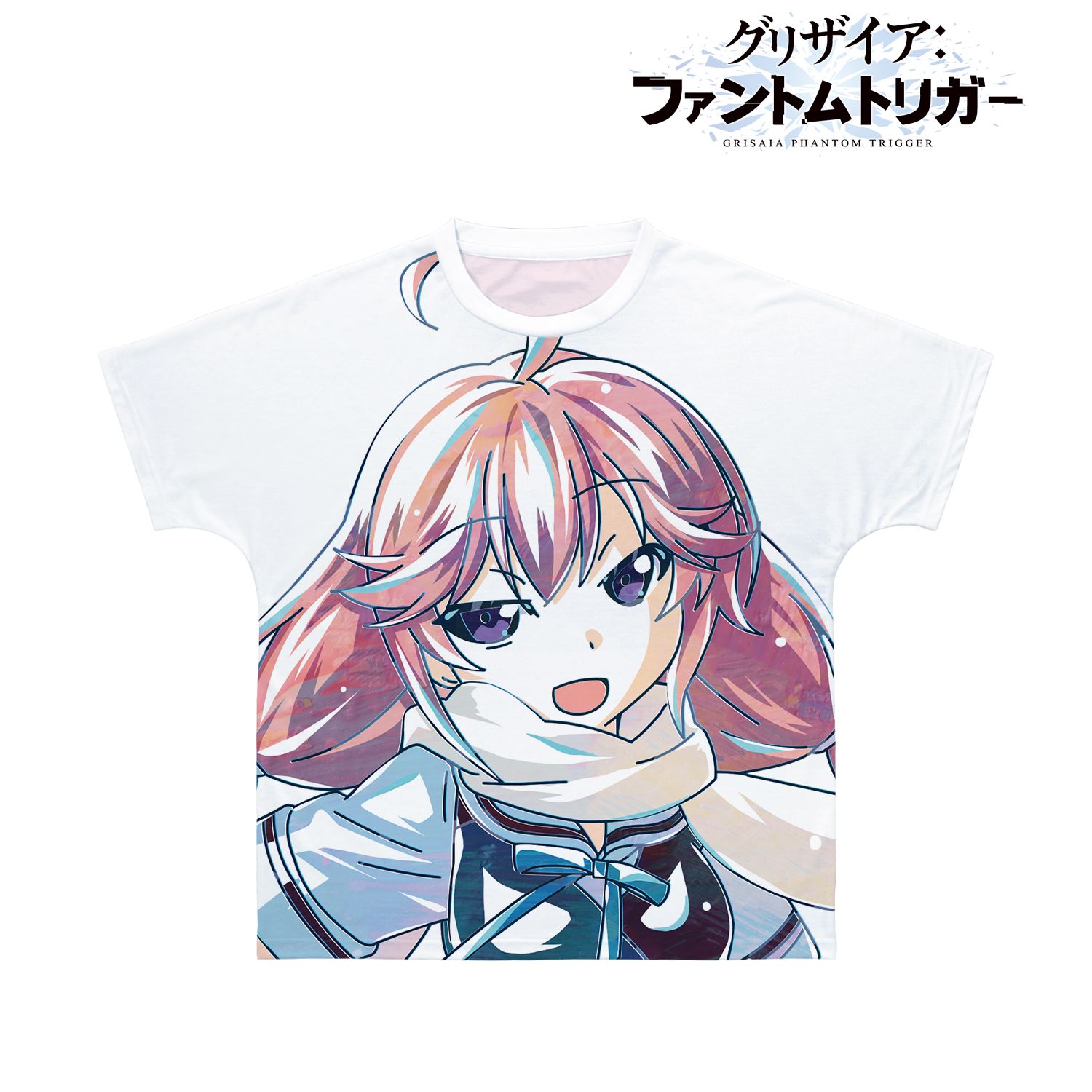 TVアニメ『グリザイア:ファントムトリガー』 狗駒邑沙季 Ani-Art フルグラフィックTシャツユニセックス(サイズ/XXS) Image 3 | AniSmile
