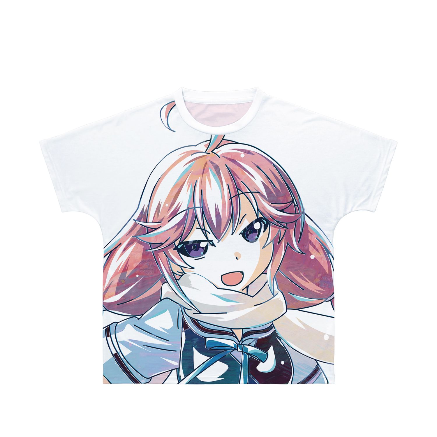 TVアニメ『グリザイア:ファントムトリガー』 狗駒邑沙季 Ani-Art フルグラフィックTシャツユニセックス(サイズ/XXS) - official product image | AniSmile