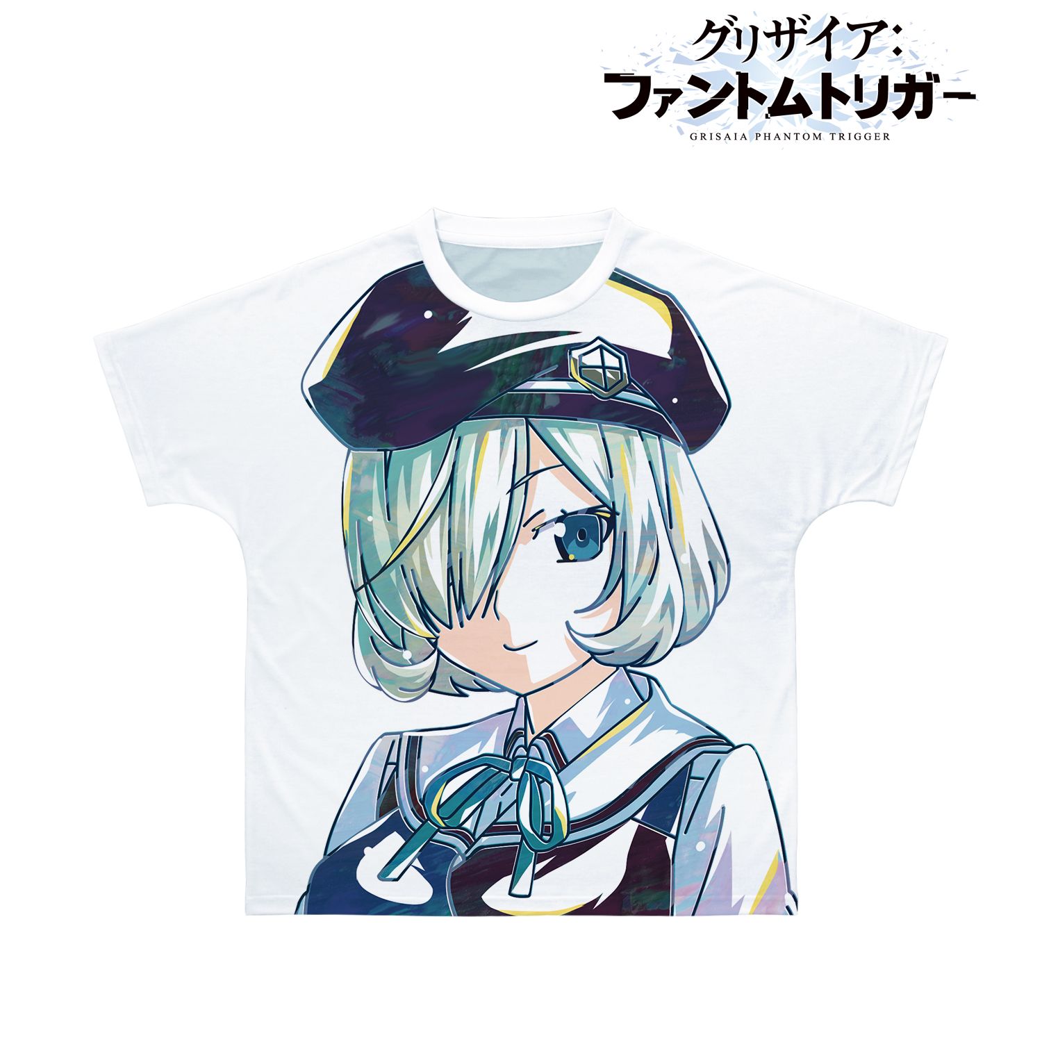 TVアニメ『グリザイア:ファントムトリガー』 九真城恵 Ani-Art フルグラフィックTシャツユニセックス(サイズ/XXS) Image 3 | AniSmile