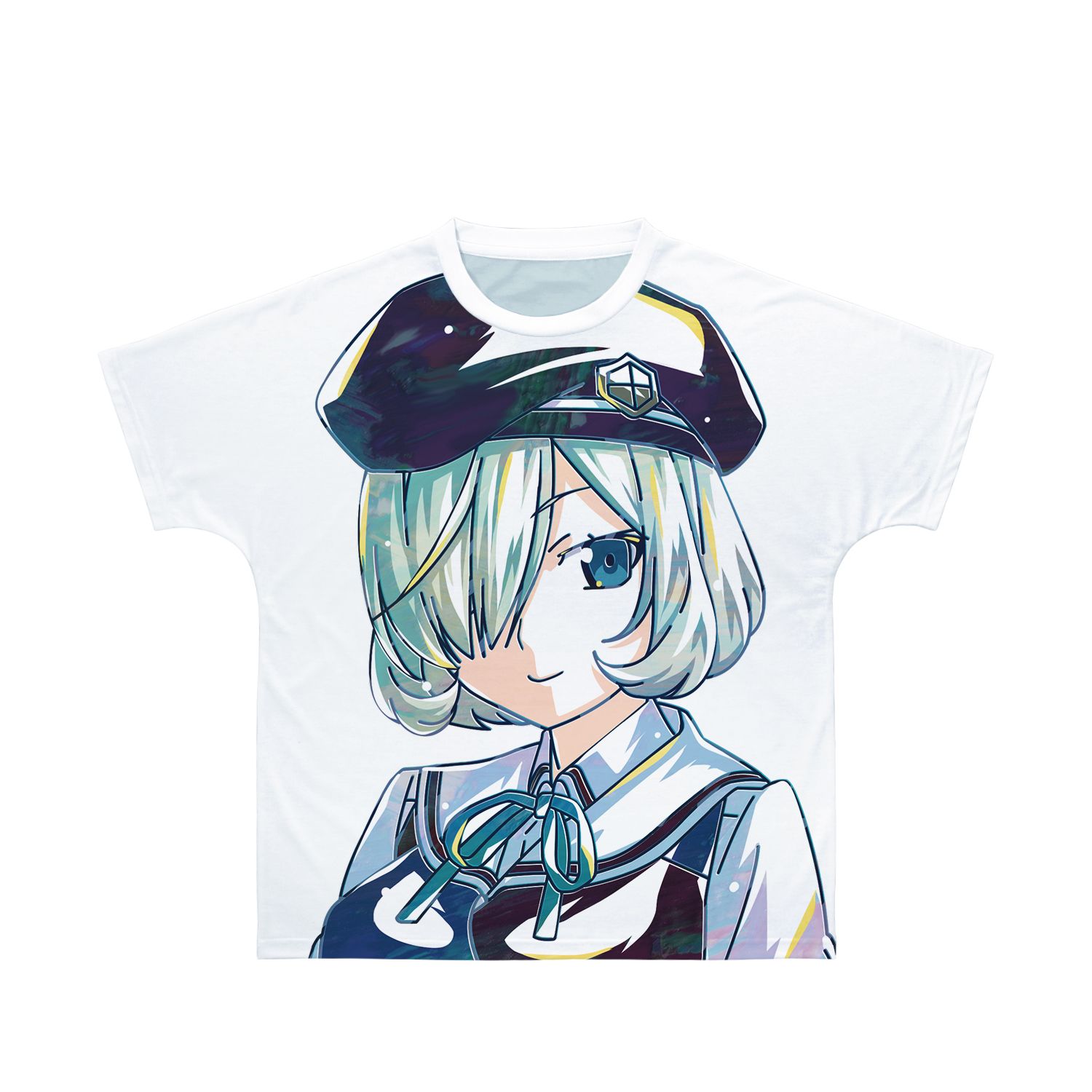 TVアニメ『グリザイア:ファントムトリガー』 九真城恵 Ani-Art フルグラフィックTシャツユニセックス(サイズ/XXL) - AniSmile