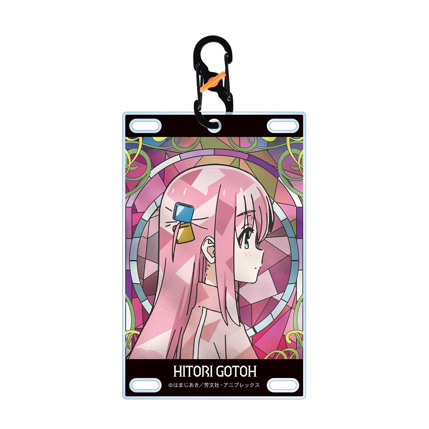 アニメ「ぼっち・ざ・ろっく!」 後藤ひとり Aure Glass カラビナ付きカード型アクリルキーホルダー - AniSmile
