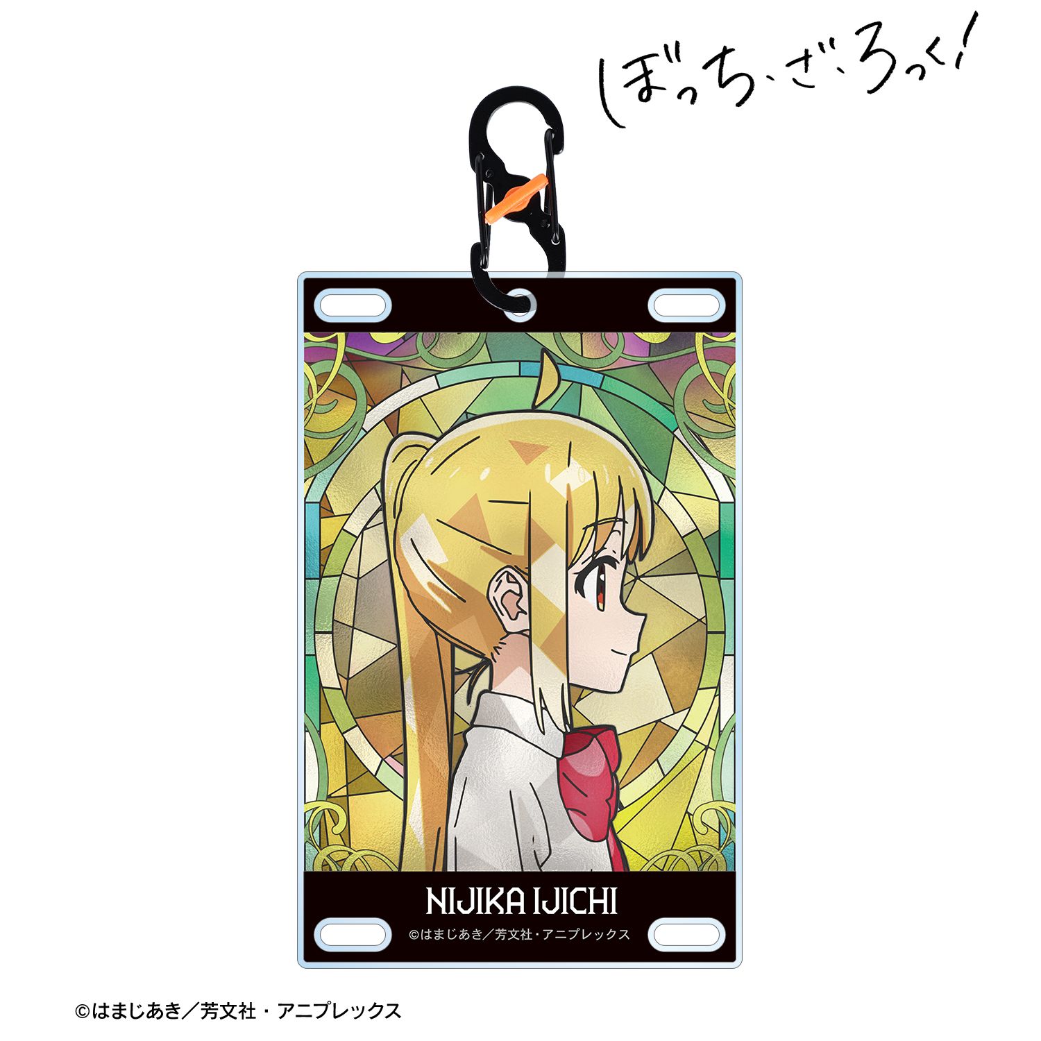 アニメ「ぼっち・ざ・ろっく!」 伊地知虹夏 Aure Glass カラビナ付きカード型アクリルキーホルダー 图片 2 | AniSmile