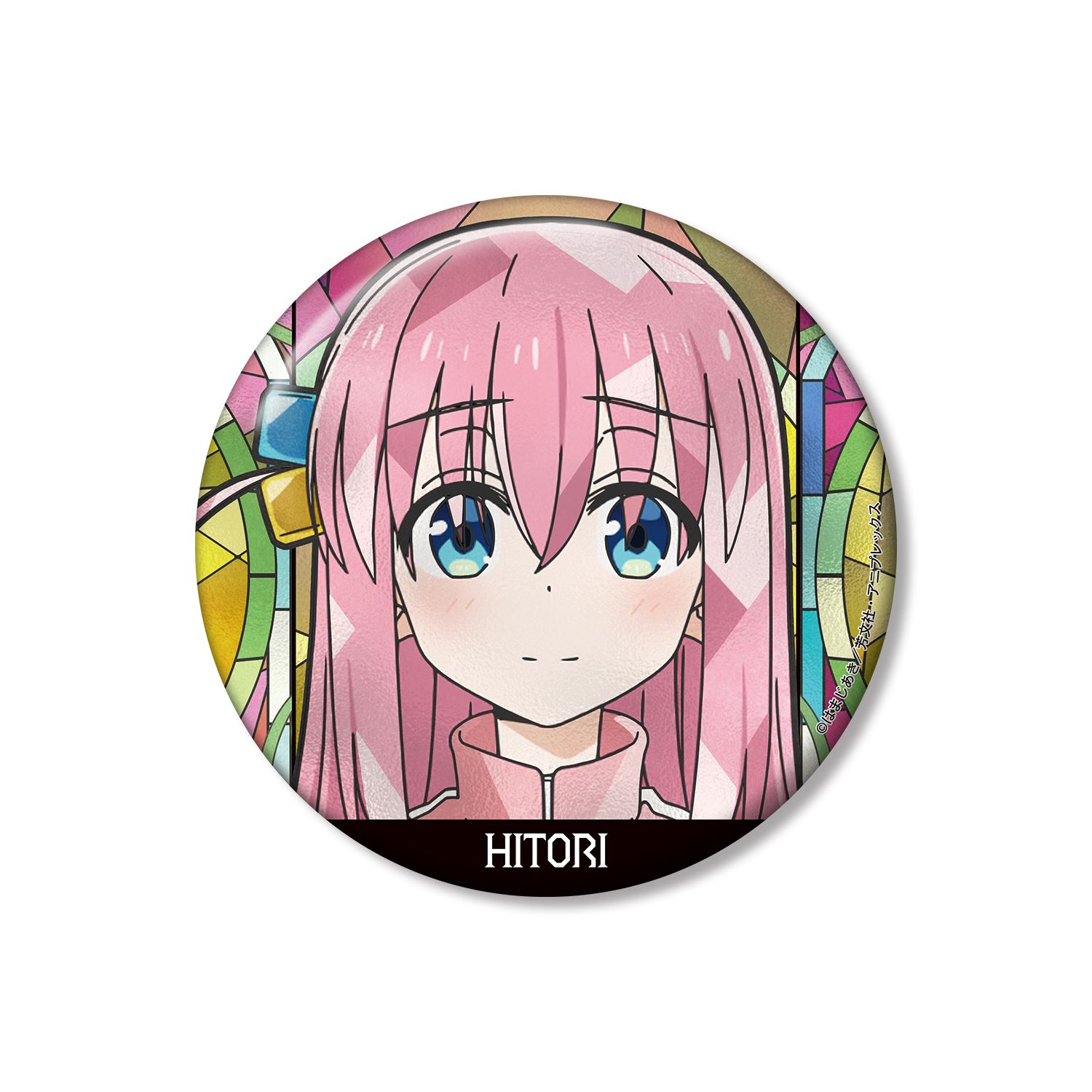 アニメ「ぼっち・ざ・ろっく!」 後藤ひとり Aure Glass 100mm缶バッジ ver.A - AniSmile
