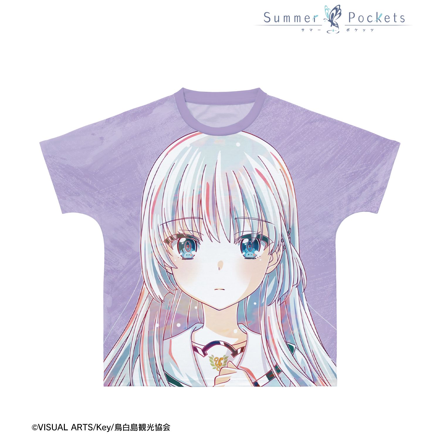 TVアニメ『Summer Pockets』 鳴瀬しろは Ani-Art フルグラフィックTシャツユニセックス(サイズ/XL) Image 2 | AniSmile