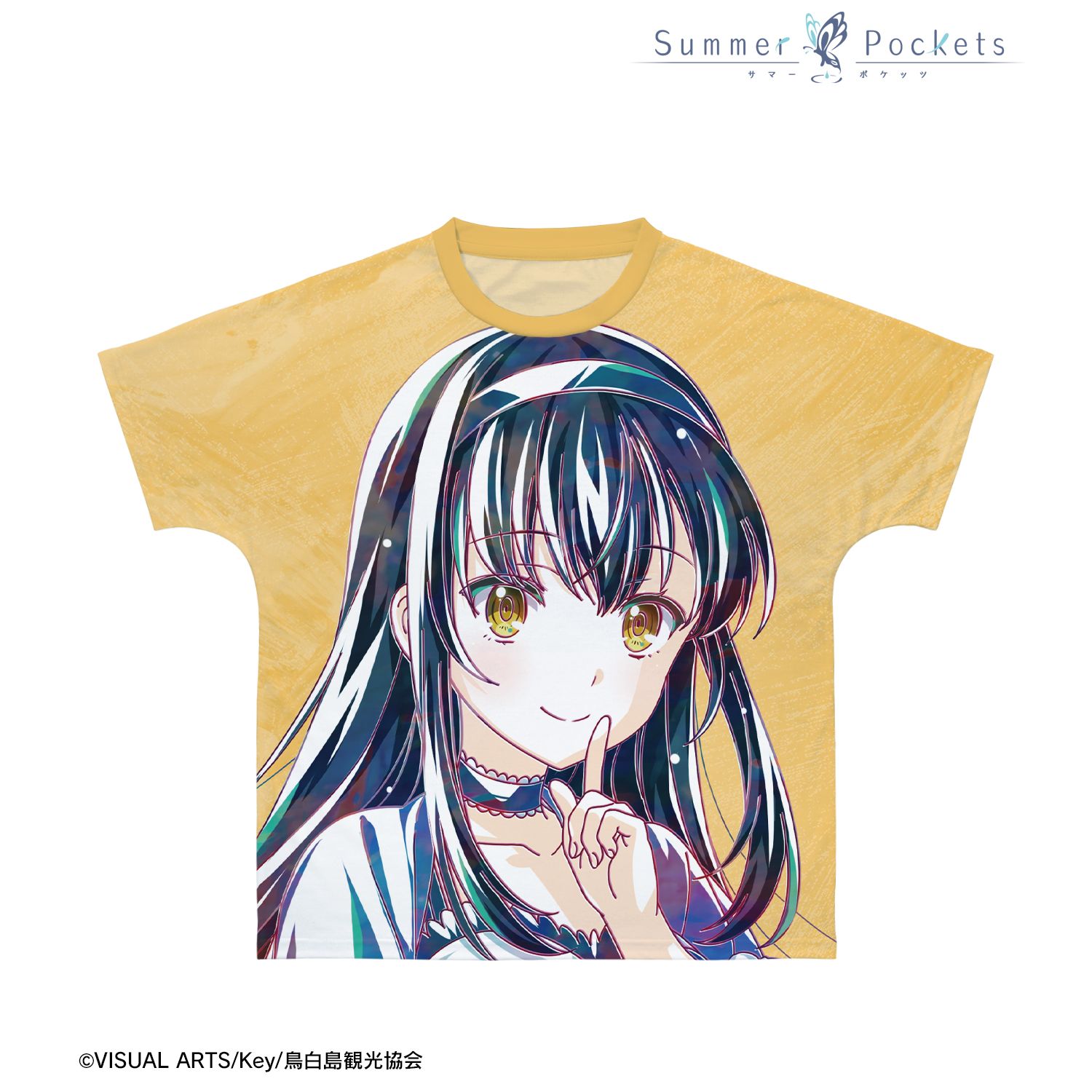 TVアニメ『Summer Pockets』 久島鴎 Ani-Art フルグラフィックTシャツユニセックス(サイズ/XXS) - AniSmile