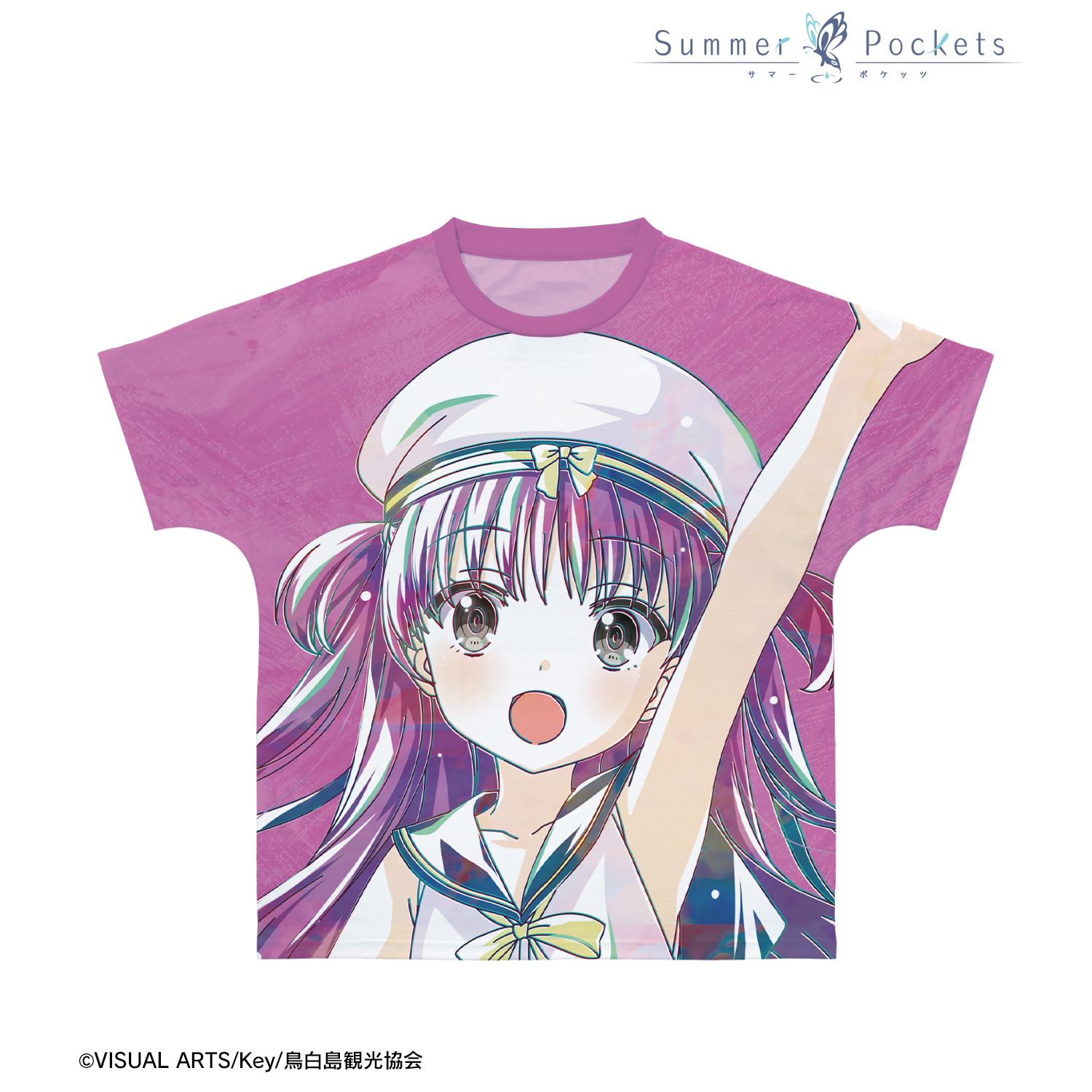 TVアニメ『Summer Pockets』 加藤うみ Ani-Art フルグラフィックTシャツユニセックス(サイズ/S) Image 3 | AniSmile