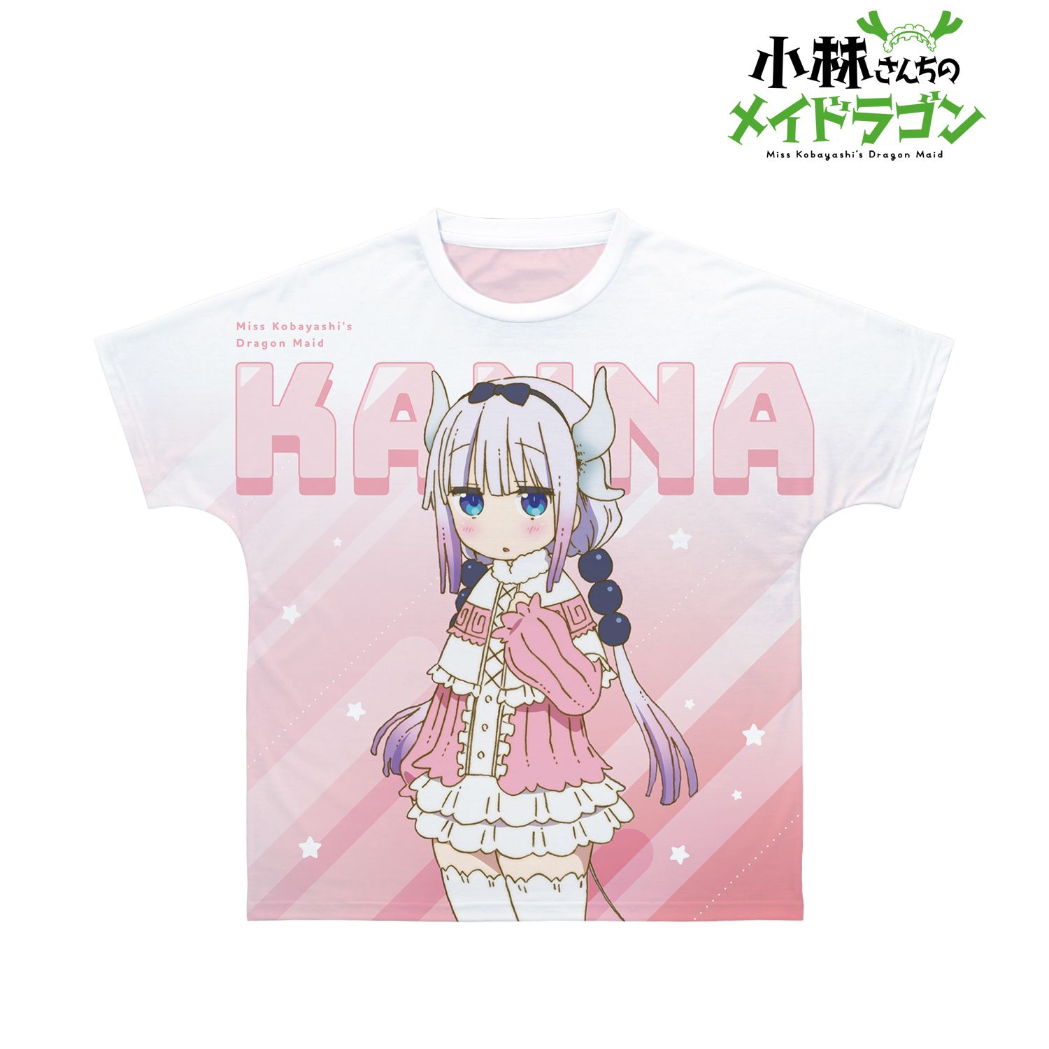 TVアニメ「小林さんちのメイドラゴン」 カンナ フルグラフィックTシャツユニセックス(サイズ/XXS) Image 3 | AniSmile