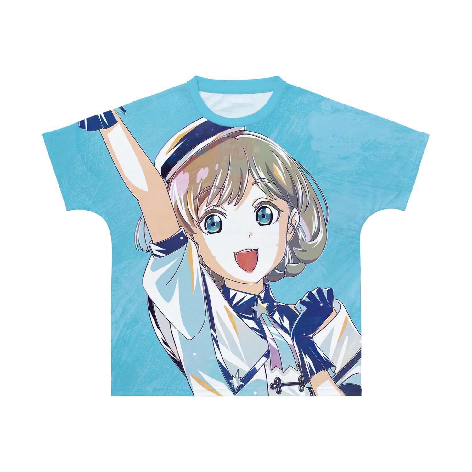 描き下ろし 唐 可可 スーパースター!!ver. Ani-Art フルグラフィックTシャツユニセックス(サイズ/XL) - official product image | AniSmile