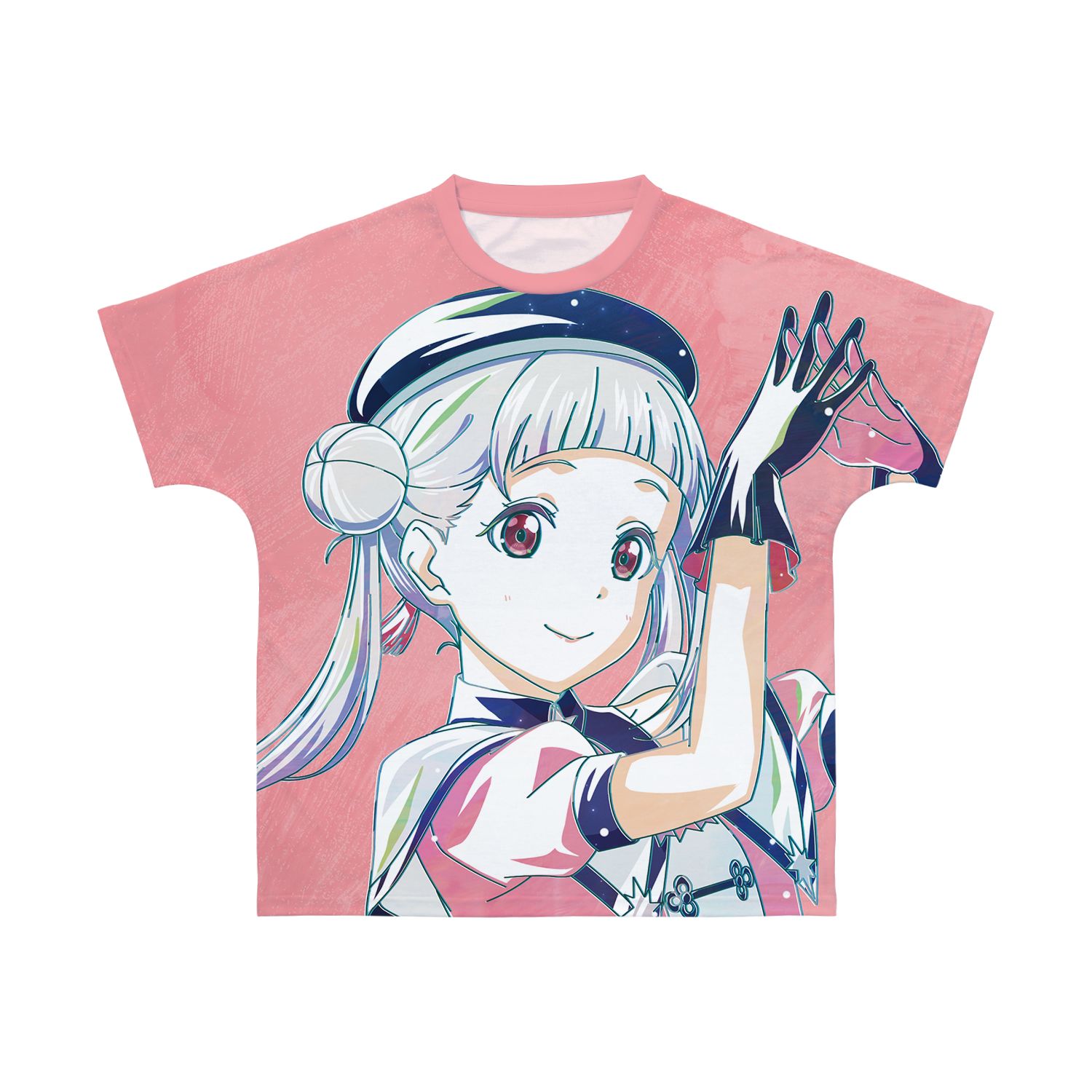 描き下ろし 嵐 千砂都 スーパースター!!ver. Ani-Art フルグラフィックTシャツユニセックス(サイズ/XS) - official product image | AniSmile