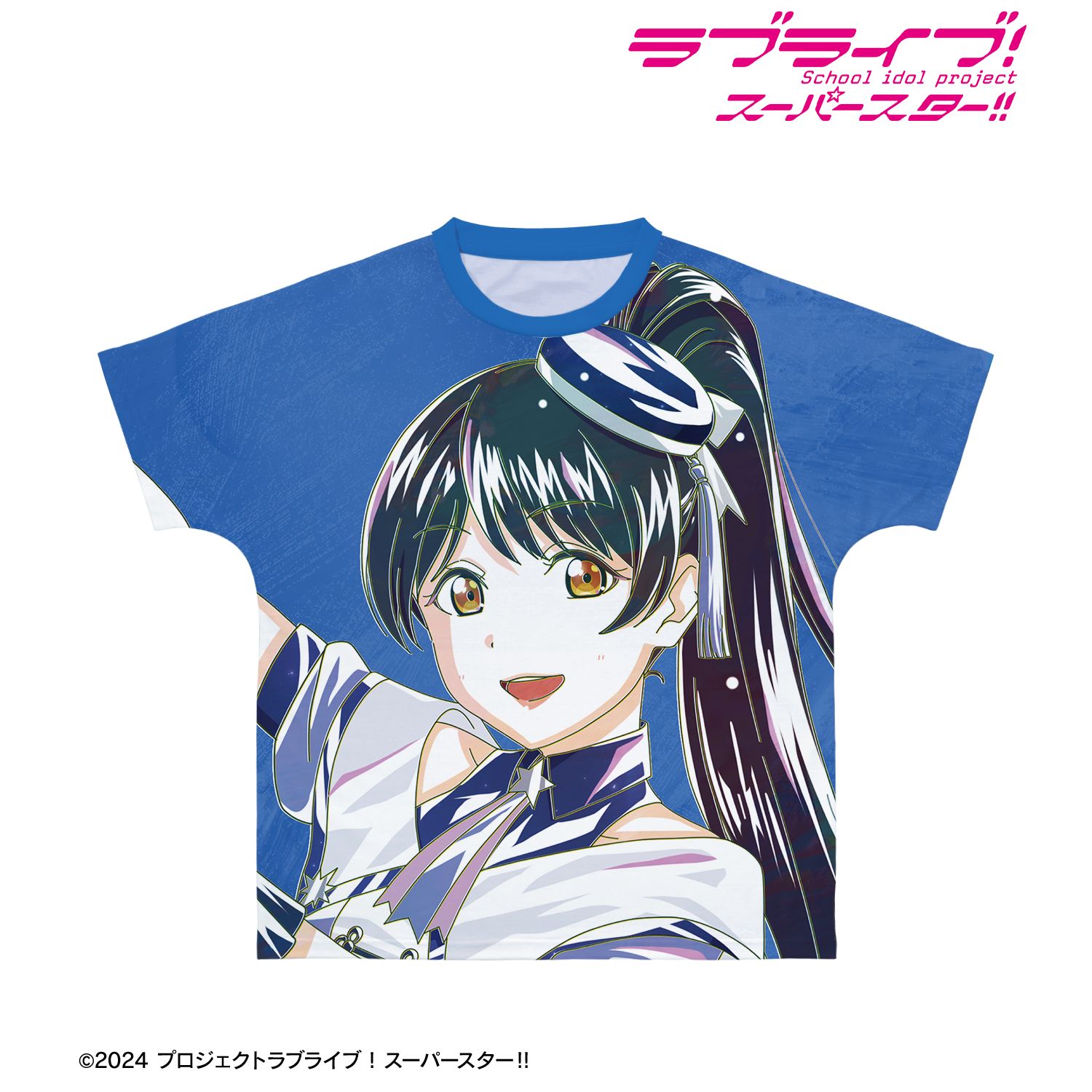 描き下ろし 葉月 恋 スーパースター!!ver. Ani-Art フルグラフィックTシャツユニセックス(サイズ/XXXL) Image 3 | AniSmile