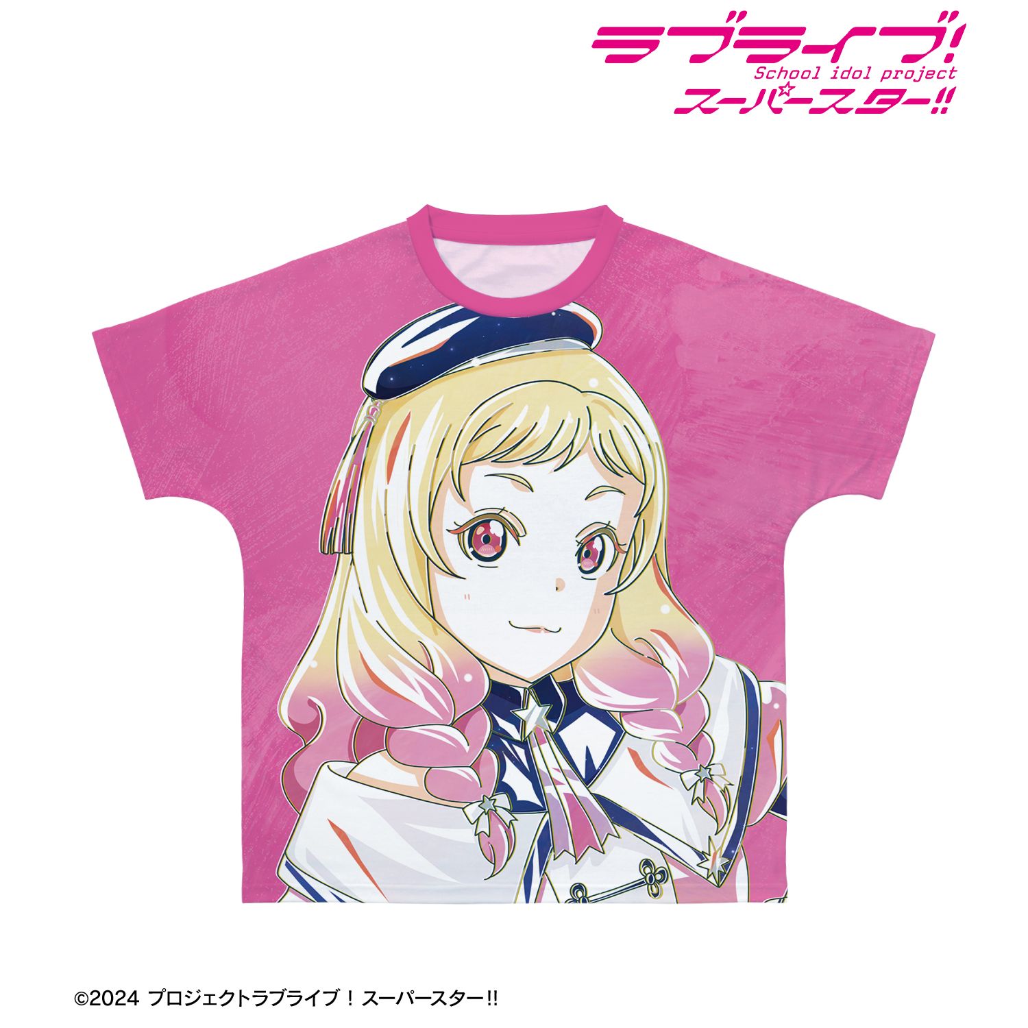 描き下ろし 鬼塚夏美 スーパースター!!ver. Ani-Art フルグラフィックTシャツユニセックス(サイズ/XL) Image 3 | AniSmile