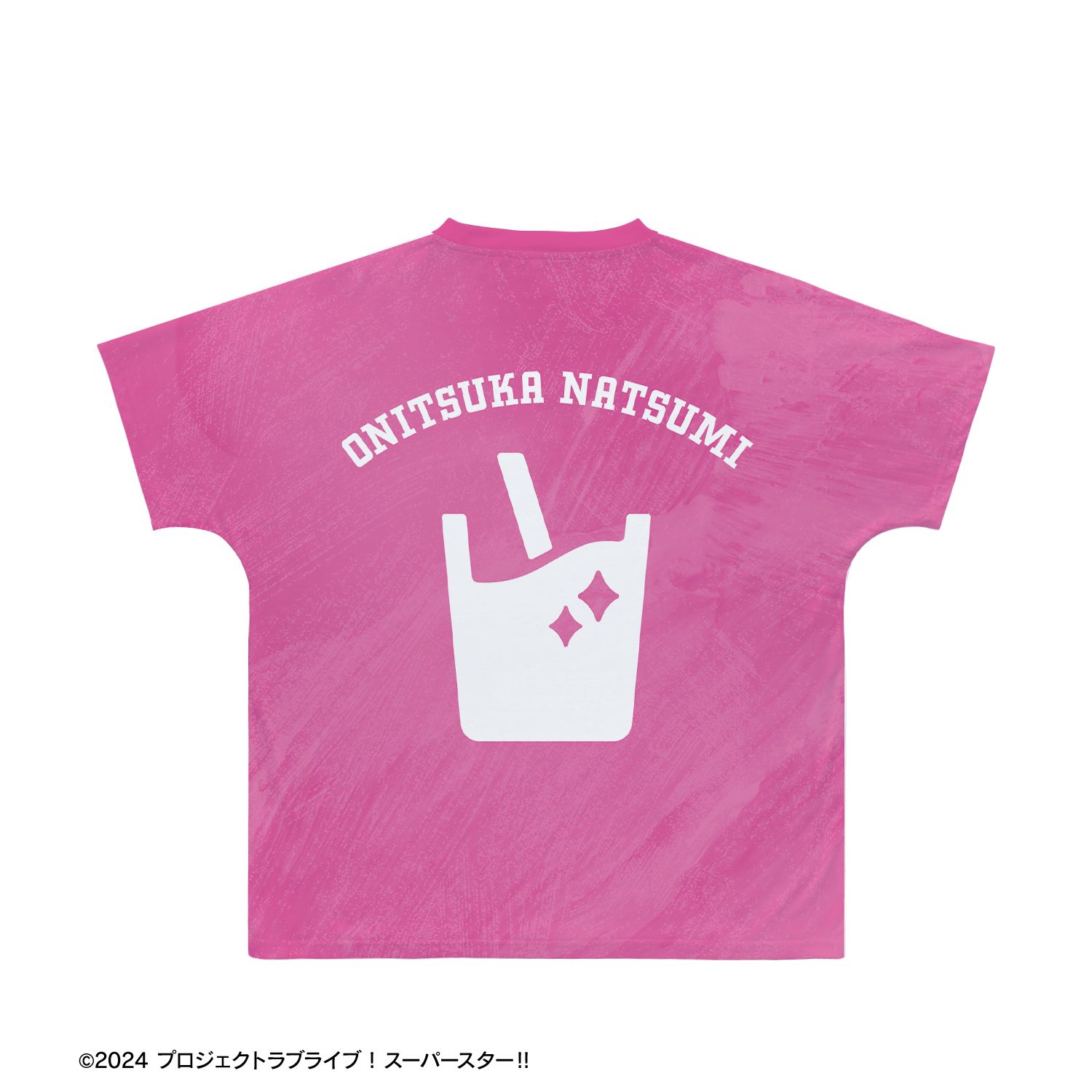 描き下ろし 鬼塚夏美 スーパースター!!ver. Ani-Art フルグラフィックTシャツユニセックス(サイズ/XXXL) Image 3 | AniSmile