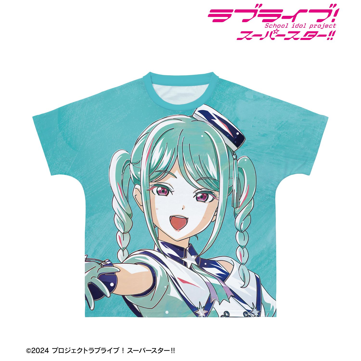 描き下ろし 鬼塚冬毬 スーパースター!!ver. Ani-Art フルグラフィックTシャツユニセックス(サイズ/S) Image 3 | AniSmile