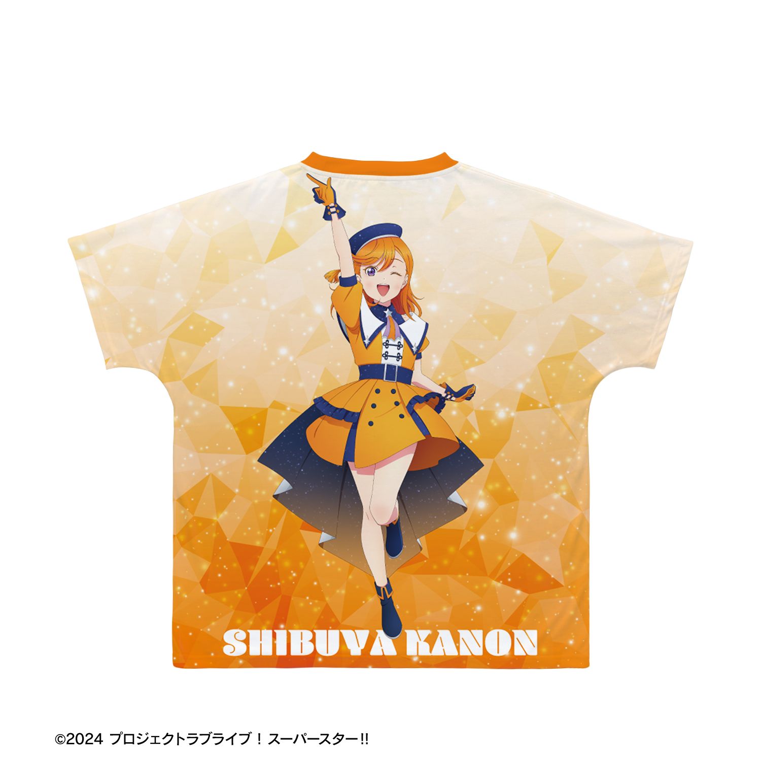 描き下ろし 澁谷かのん スーパースター!!ver. フルグラフィックTシャツユニセックス(サイズ/XS) 图片 5 | AniSmile